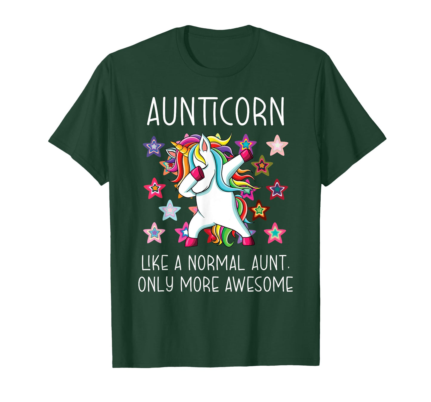 Aunticorn Like An Aunt Only Awesome Dabbing Unicorn T-Shirt