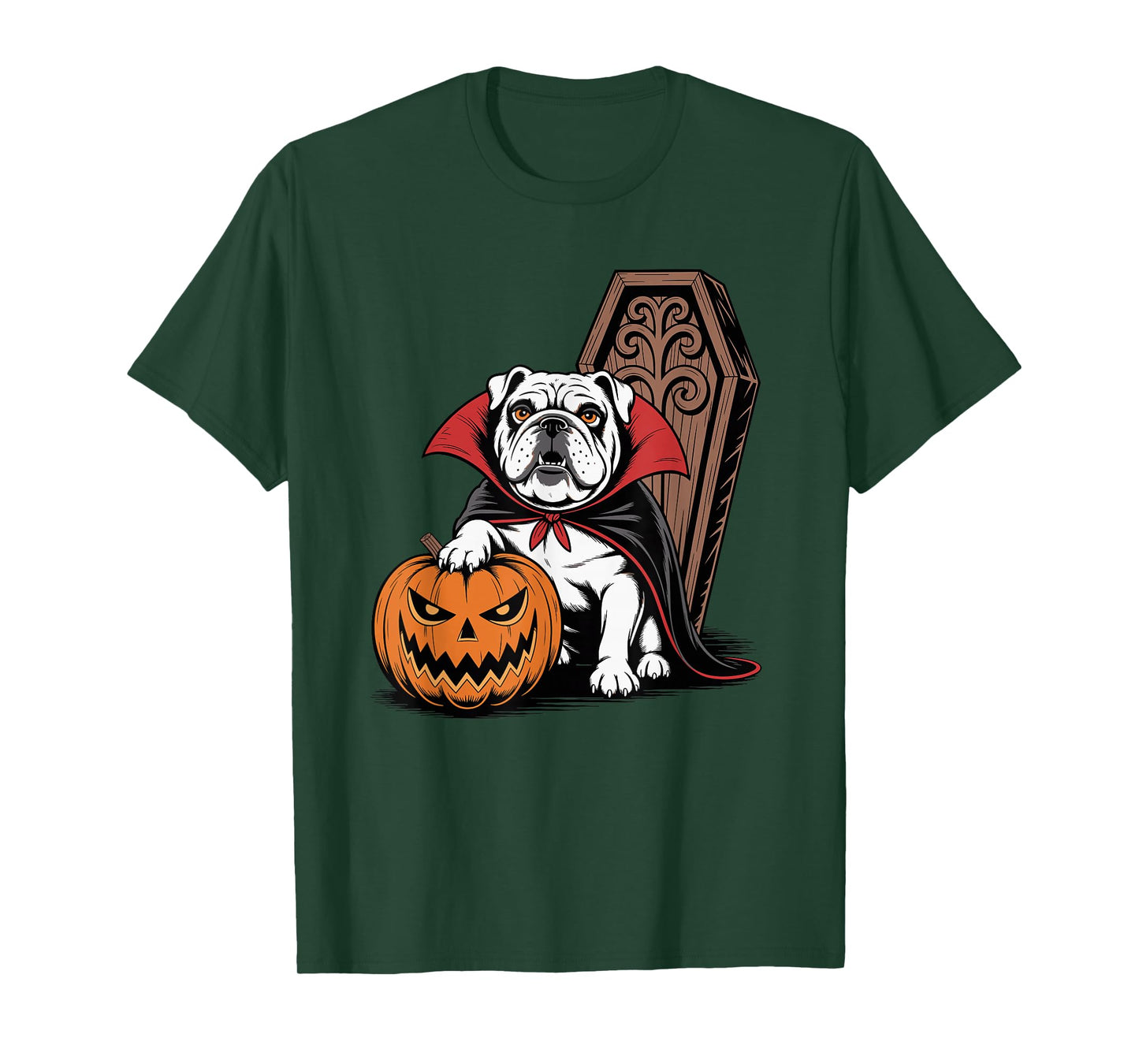 Halloween English Bulldog Coffin Bulldogs T-Shirt