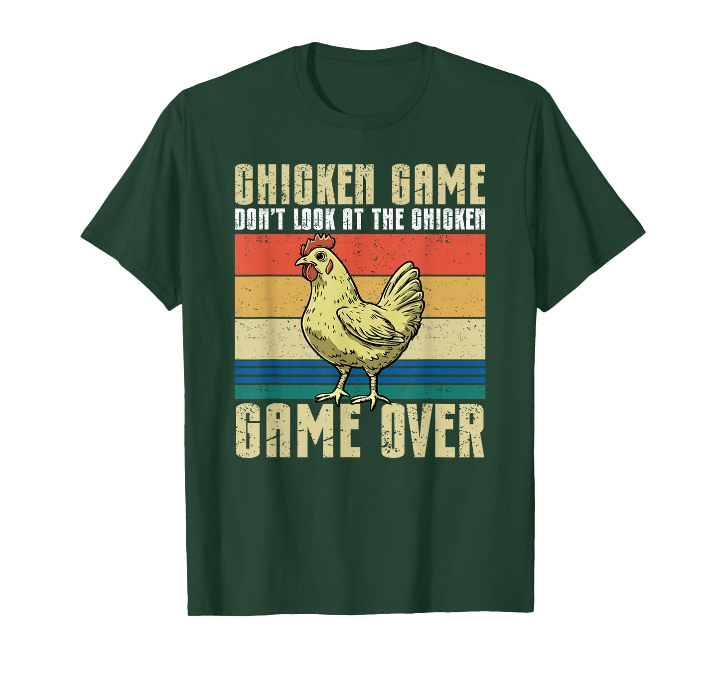 Don't Look At The Chicken, Fun Game For Relaxed People T-Shirt