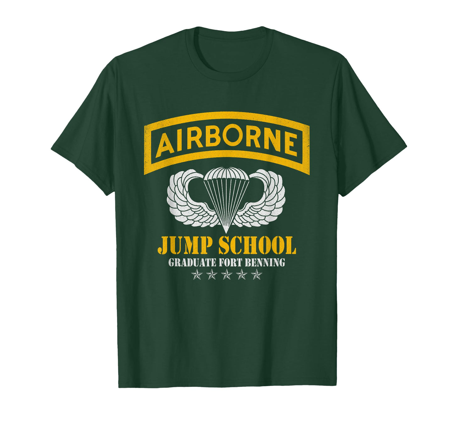 Airborne Veteran T-Shirt Fort Benning Jump School Military T-Shirt