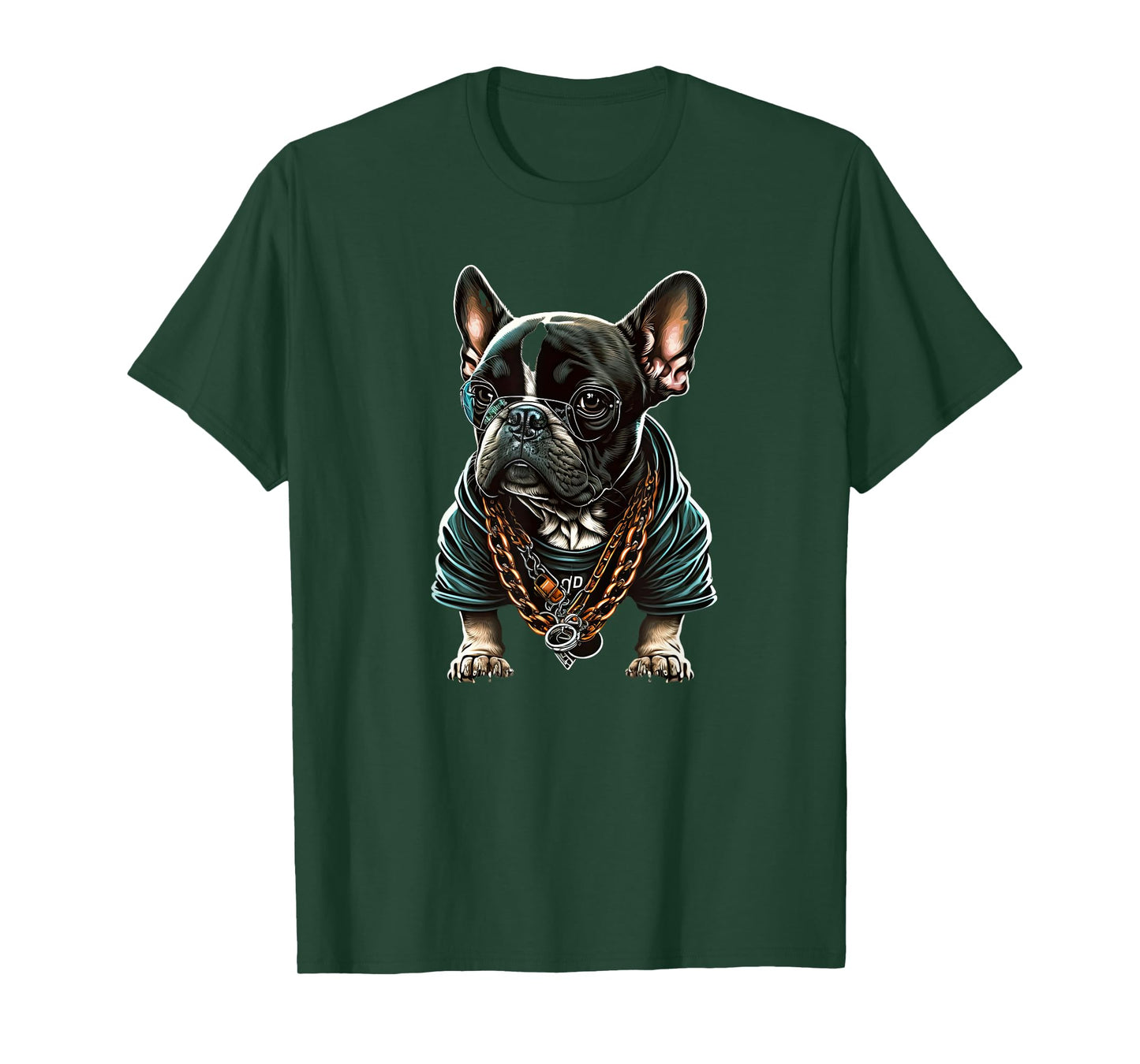 Funny French Bulldog Frenchie Rap hip hop R&B T-Shirt