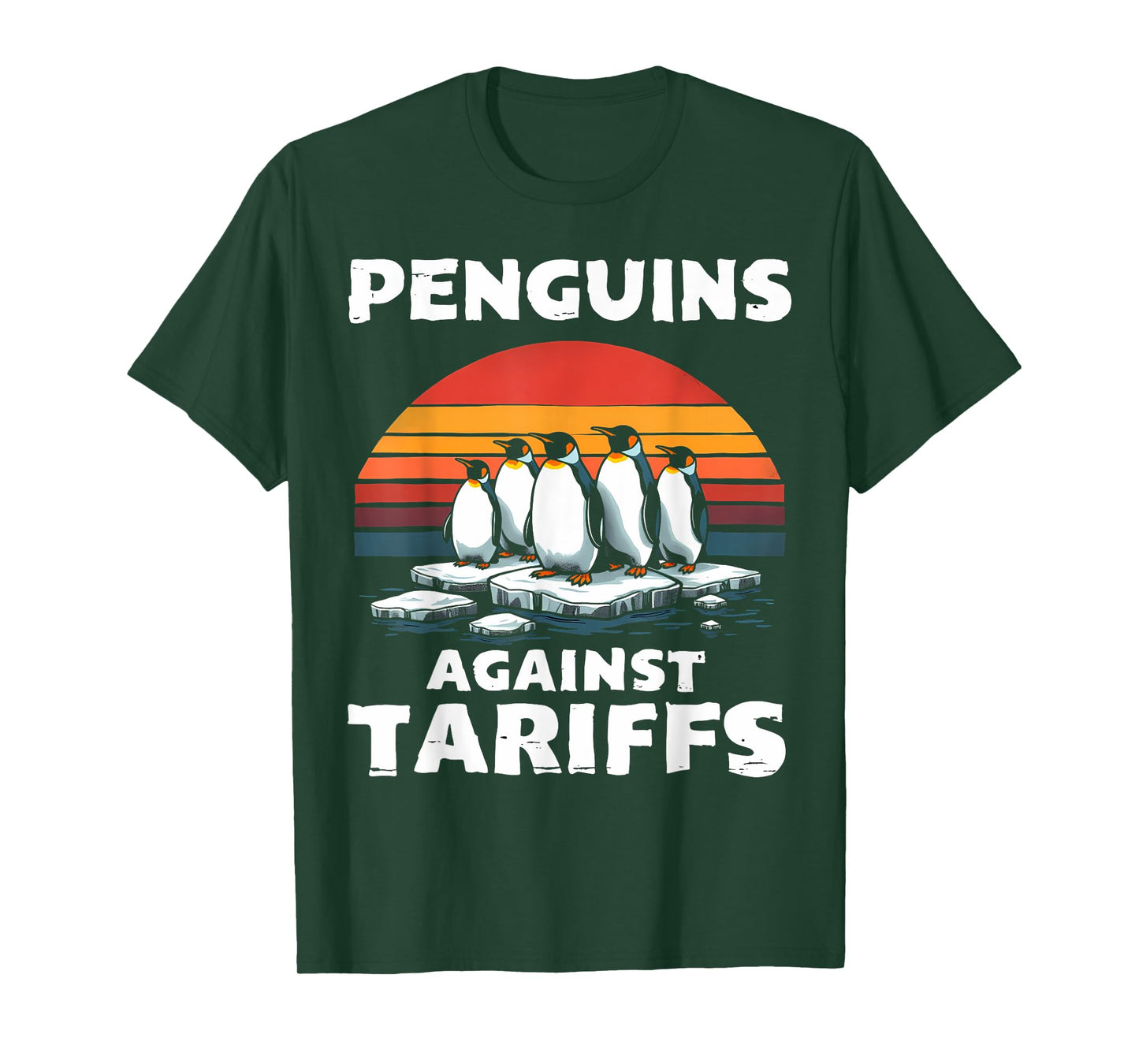 Penguins Against Tariffs T-Shirt