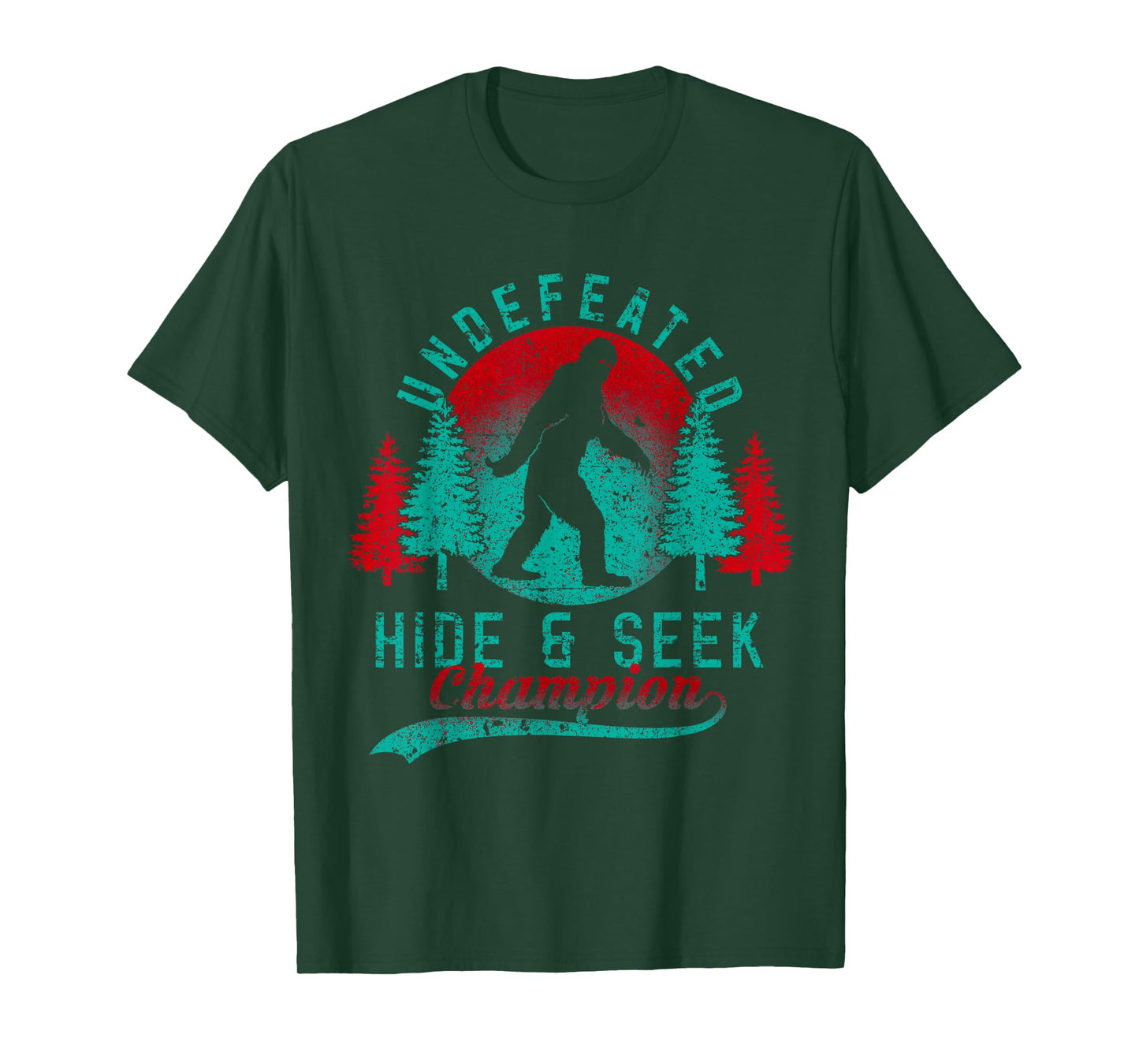 Bigfoot Limited Edition Undefeated Hide & Seek Sasquatch T-Shirt