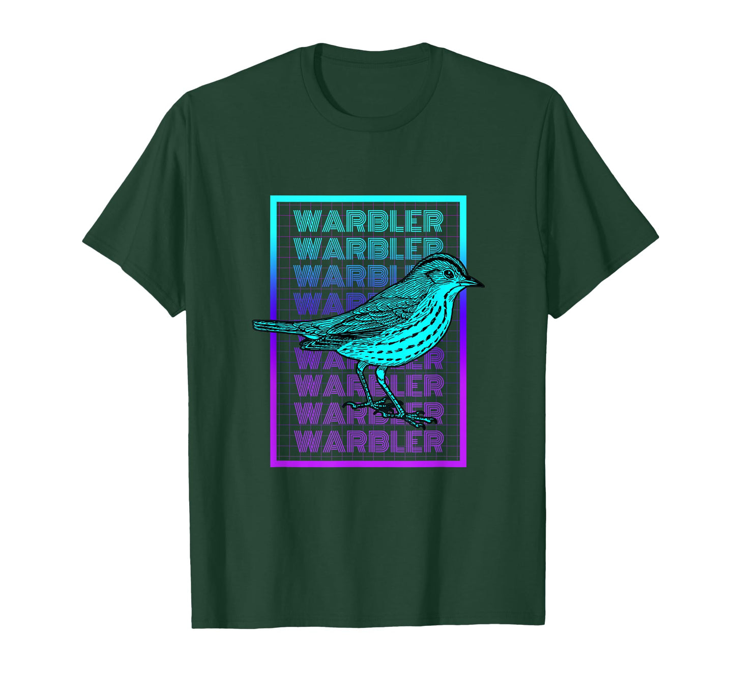 Warbler Bird Vintage Retro Warbler T-Shirt