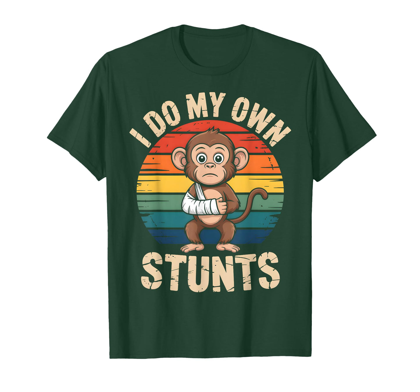 I Do My Own Stunts Boys Broken Arms Get Well Funny Injury T-Shirt