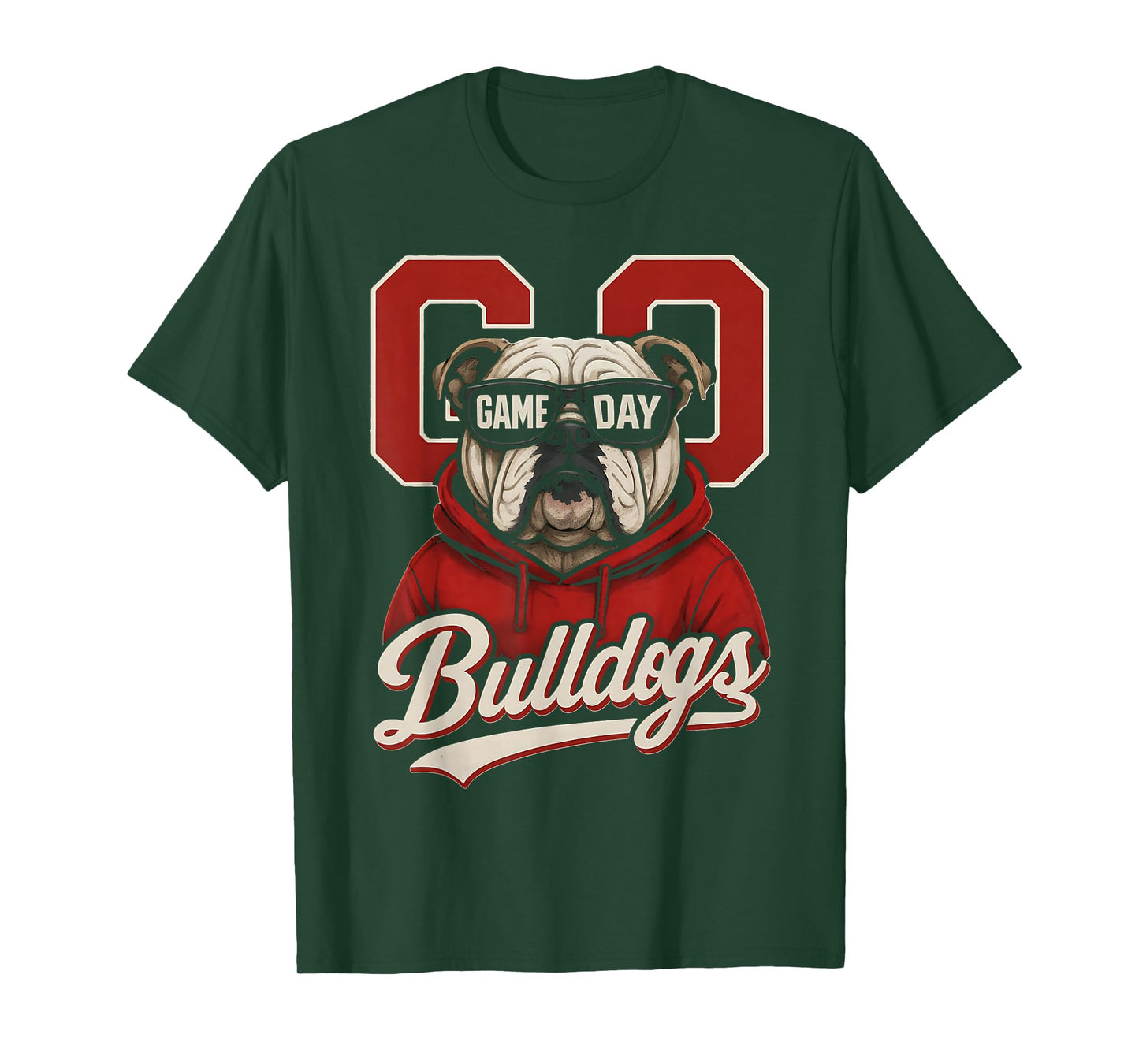 Bulldog Graphic Dawgs Men Women Kid Boy Girl T-Shirt
