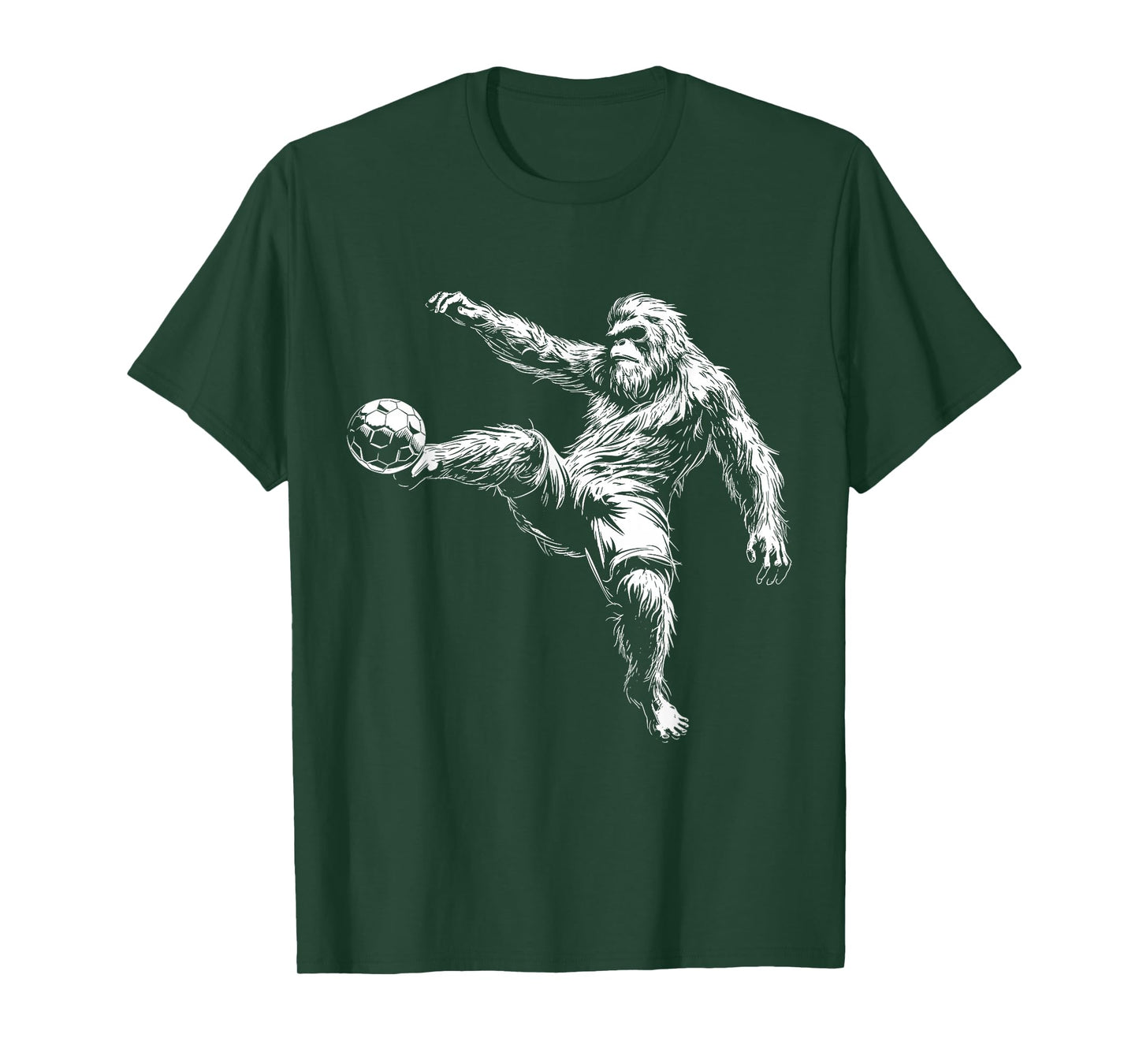 Soccer Bigfoot Sasquatch Funny Soccer Player T-Shirt
