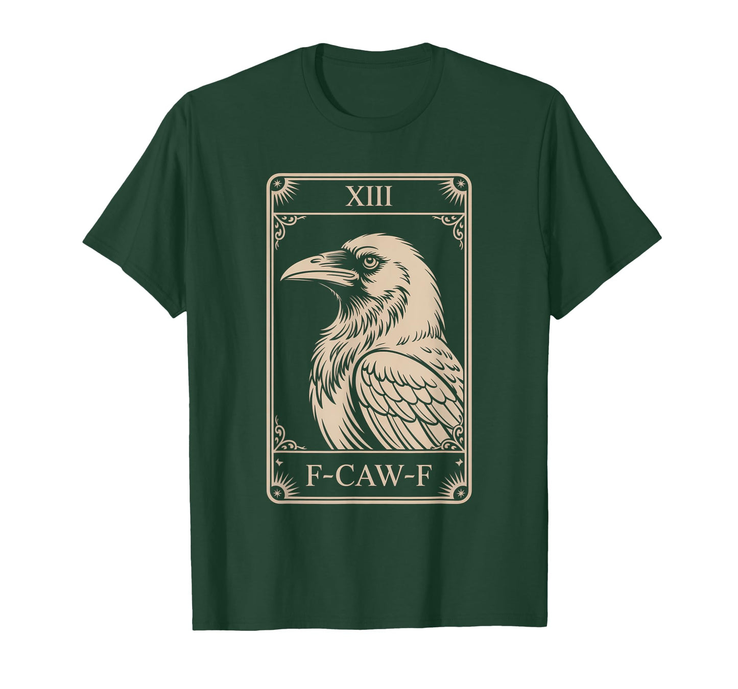 F-Caw-F Black Crow Graphic for Raven and Black Bird Fans T-Shirt
