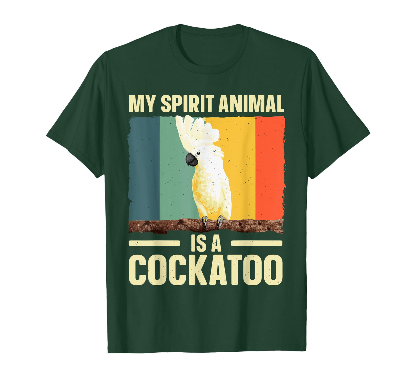 Cool Cockatoo Art For Men Women Parrot Lovers Cockatoo Fan T-Shirt