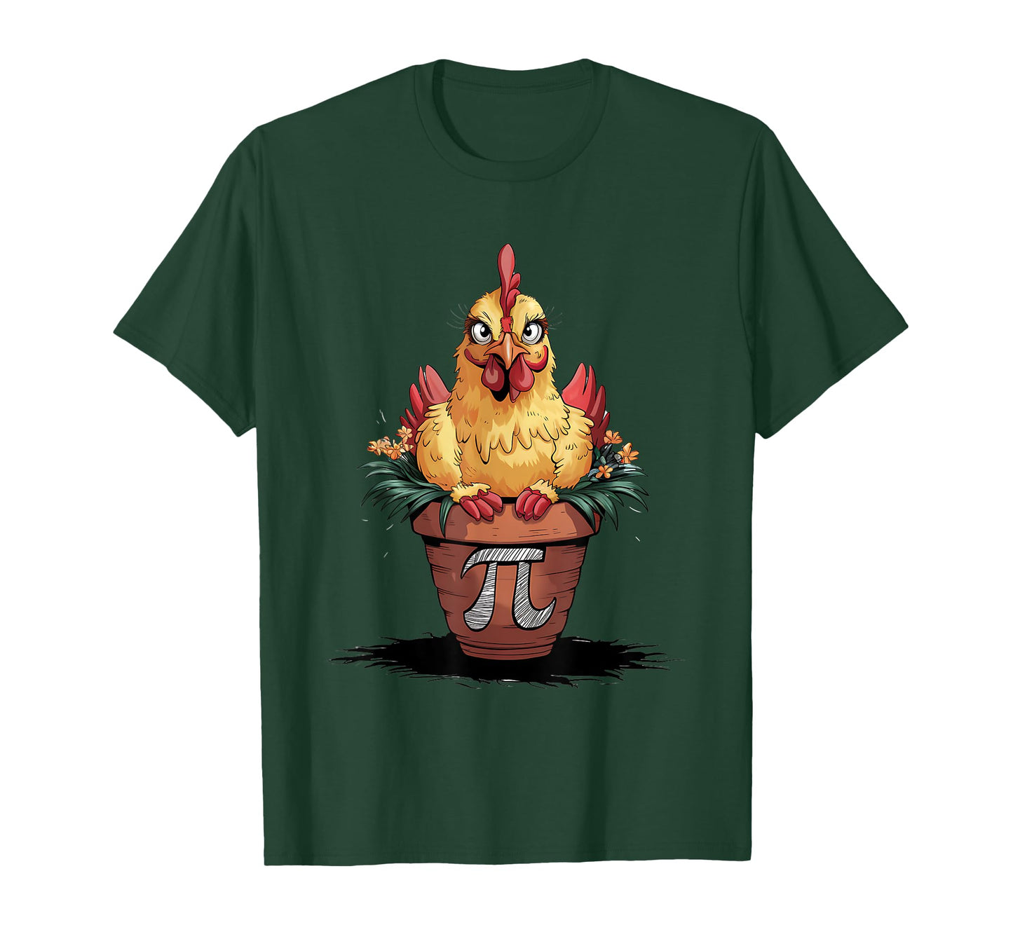 Math Lover Geek 3.14 Funny Chicken Pot PI Day T-Shirt