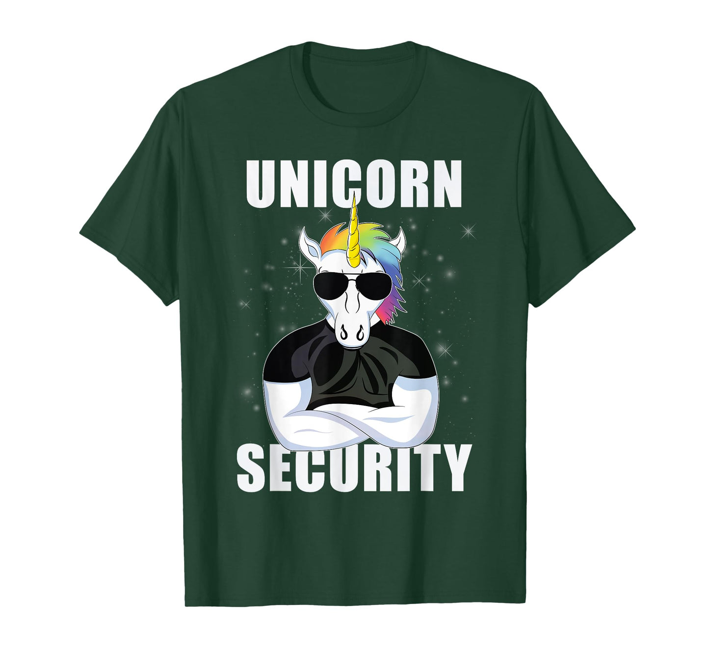 Funny Muscle Unicorn Security, Unicorns Lover Party Gift T-Shirt