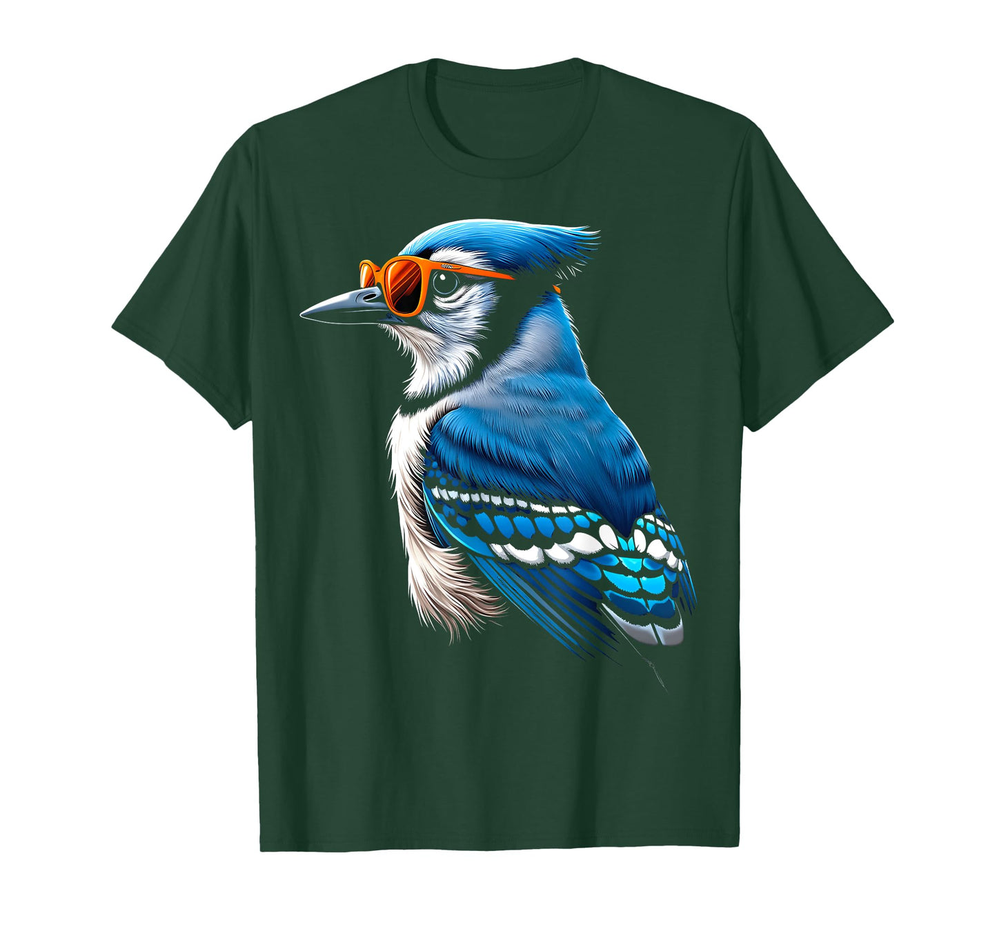 Blue Jay Cool Sunglasses T-Shirt