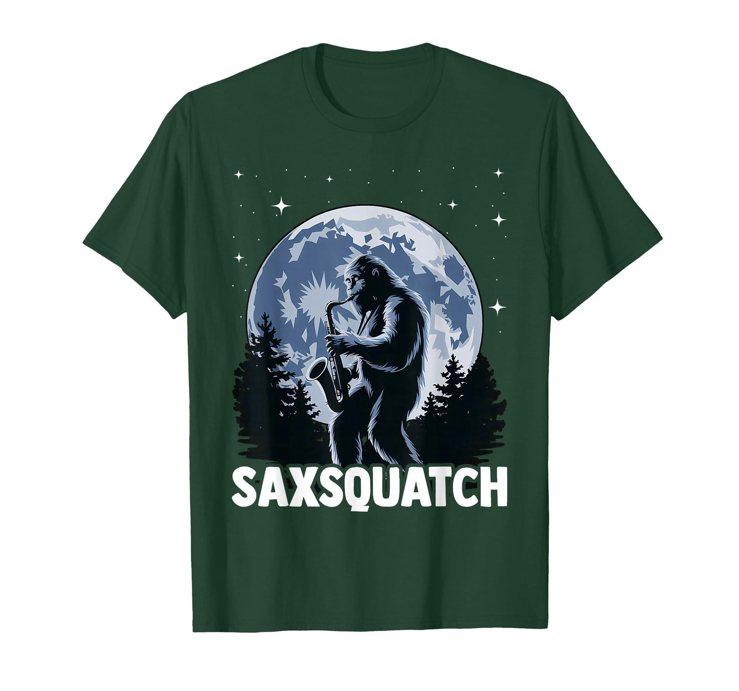 Saxaphone Instrument Players - Bigfoot Sasquatch Saxsquatch T-Shirt