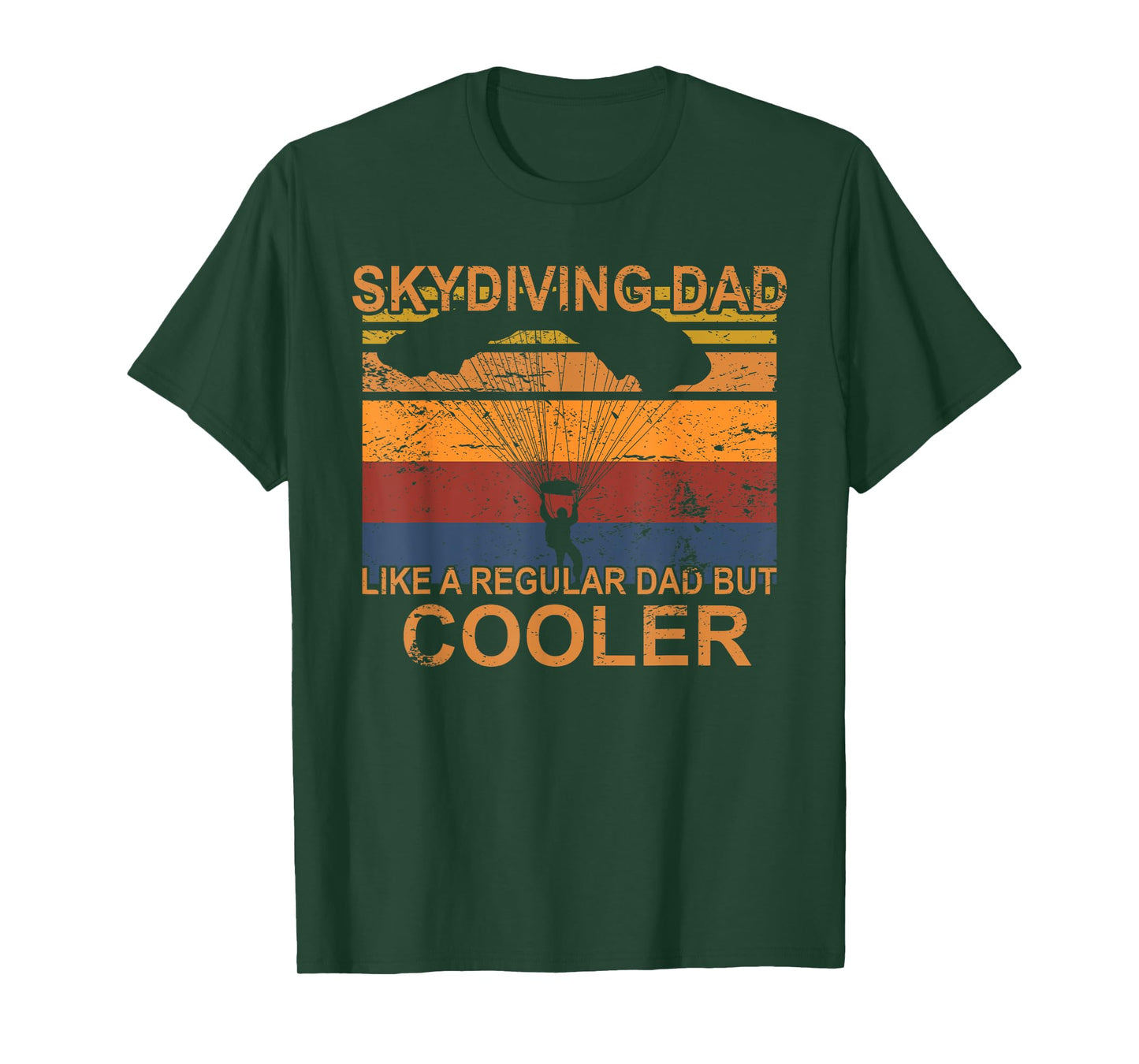 Skydiving father tandem parachute jump skydiver T-Shirt