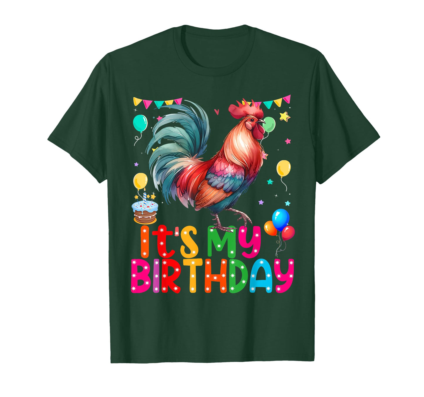 It's My Birthday Chicken for Girls Chicken mommy Party T-Shirt