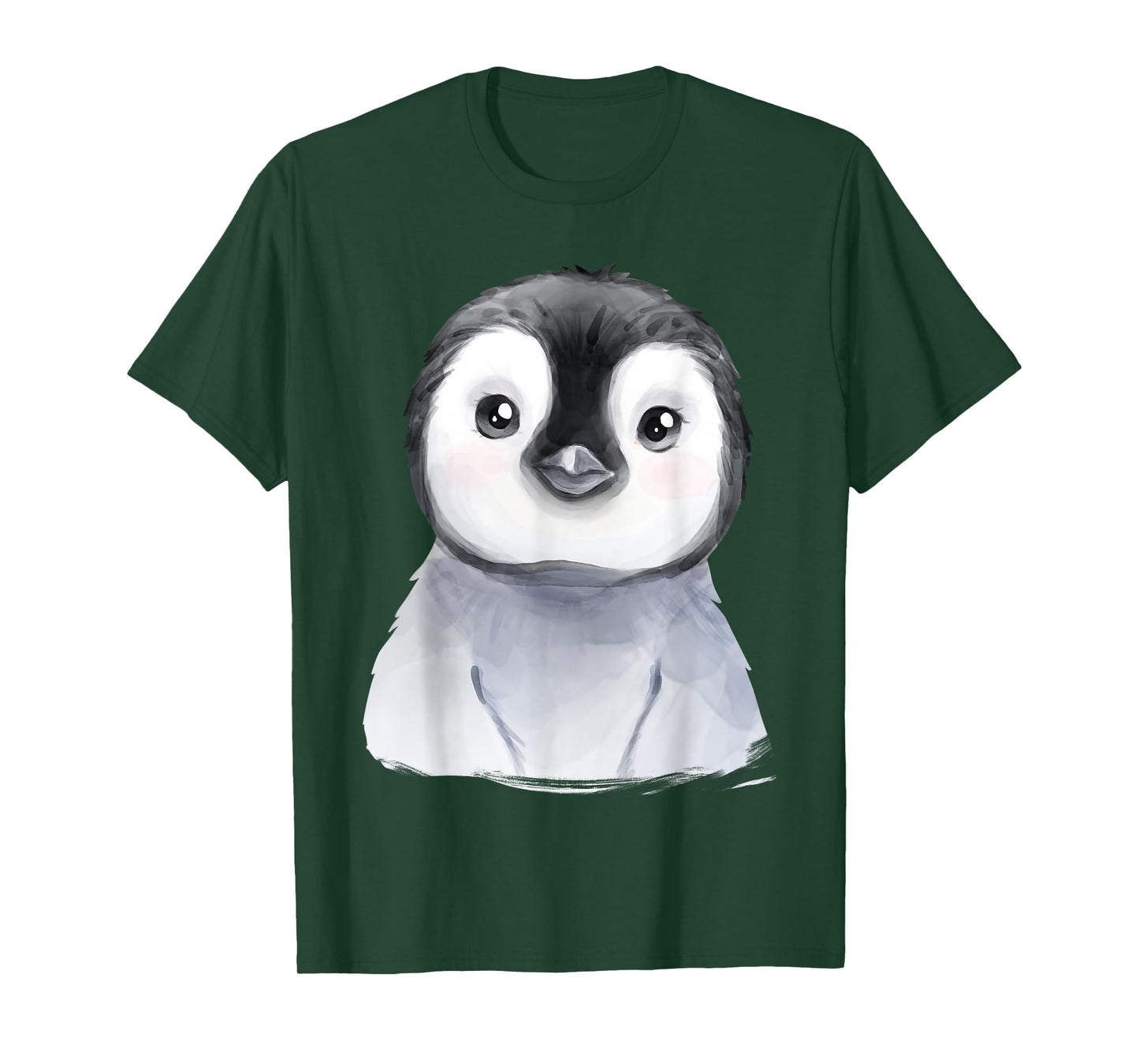 Baby Penguin Chick Watercolor T-Shirt