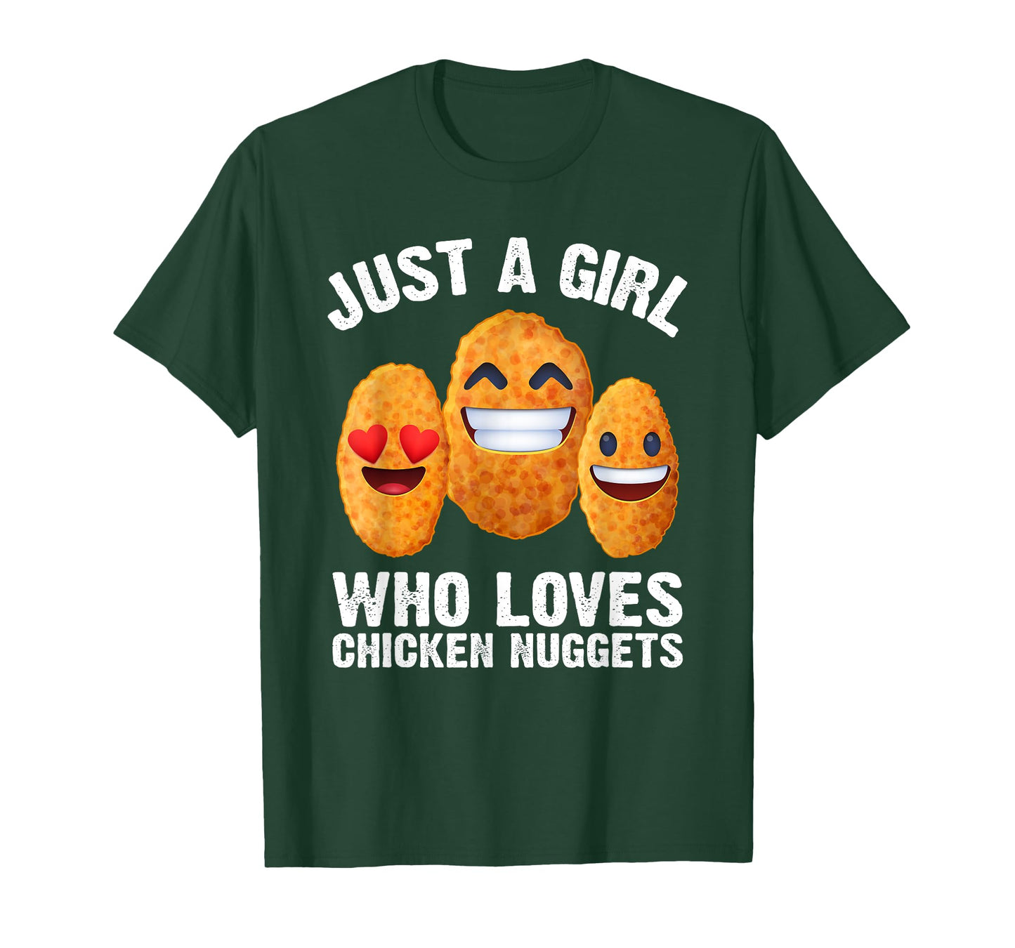 Funny Chicken Nugget Design For Girls Women Nuggets Lovers T-Shirt