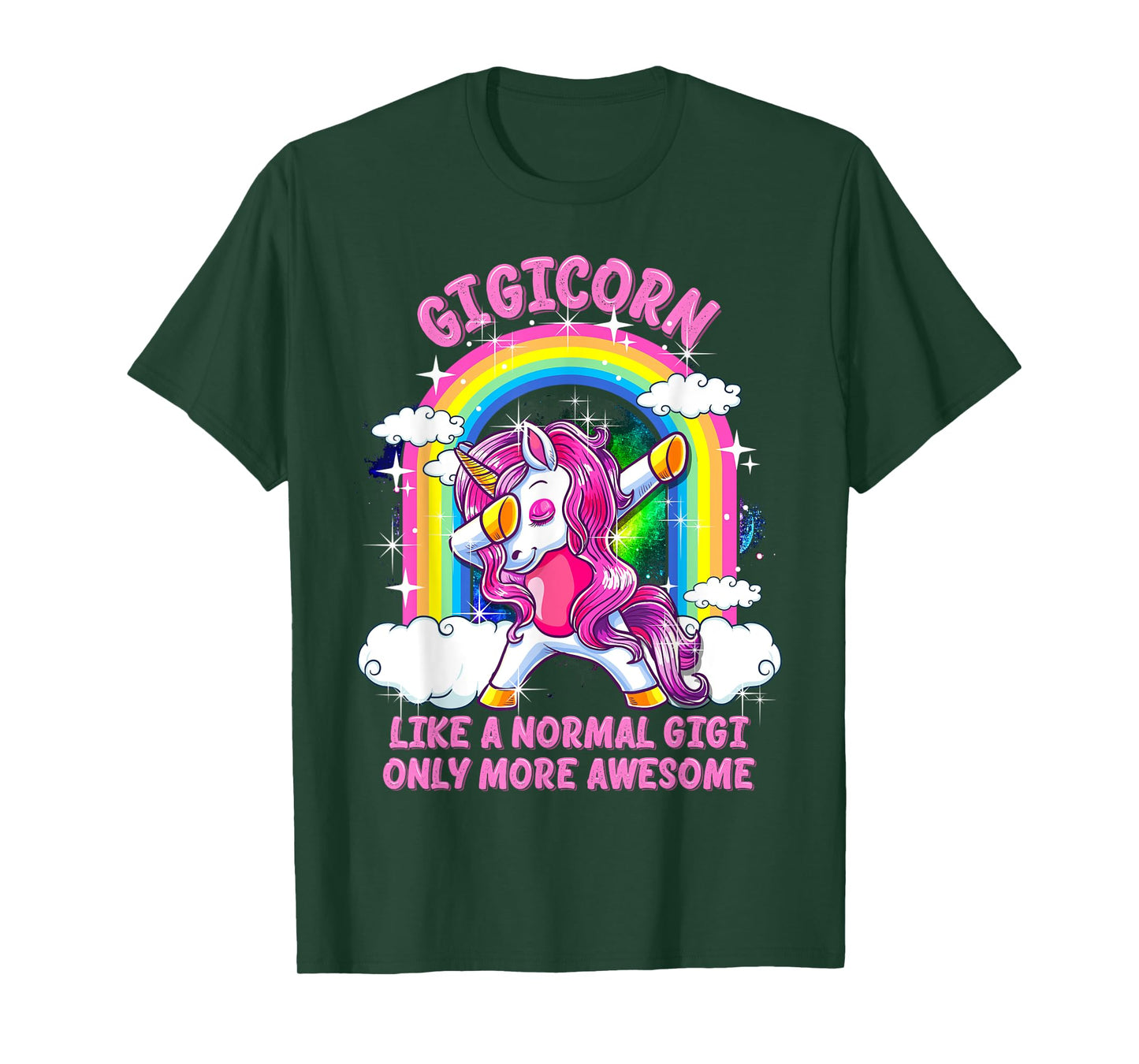 Gigicorn Like A Normal Gigi Only More Awesome Unicorn T-Shirt