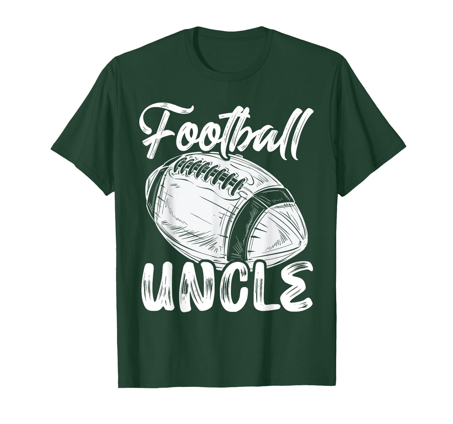 Football Uncle For Men Family Matching Players Fathers Day T-Shirt