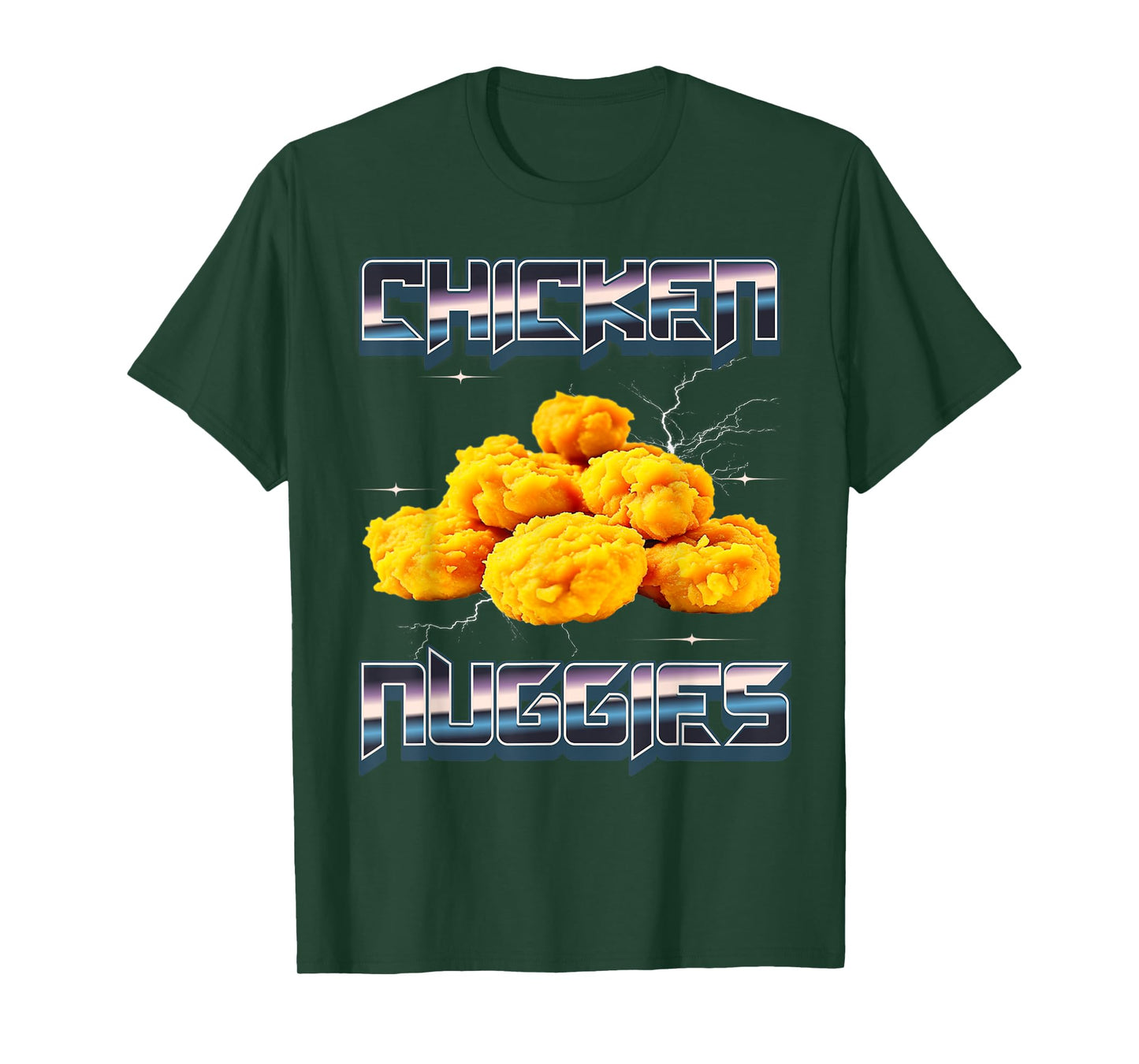 Chicken Nuggets Nuggies Meme Band T-Shirt