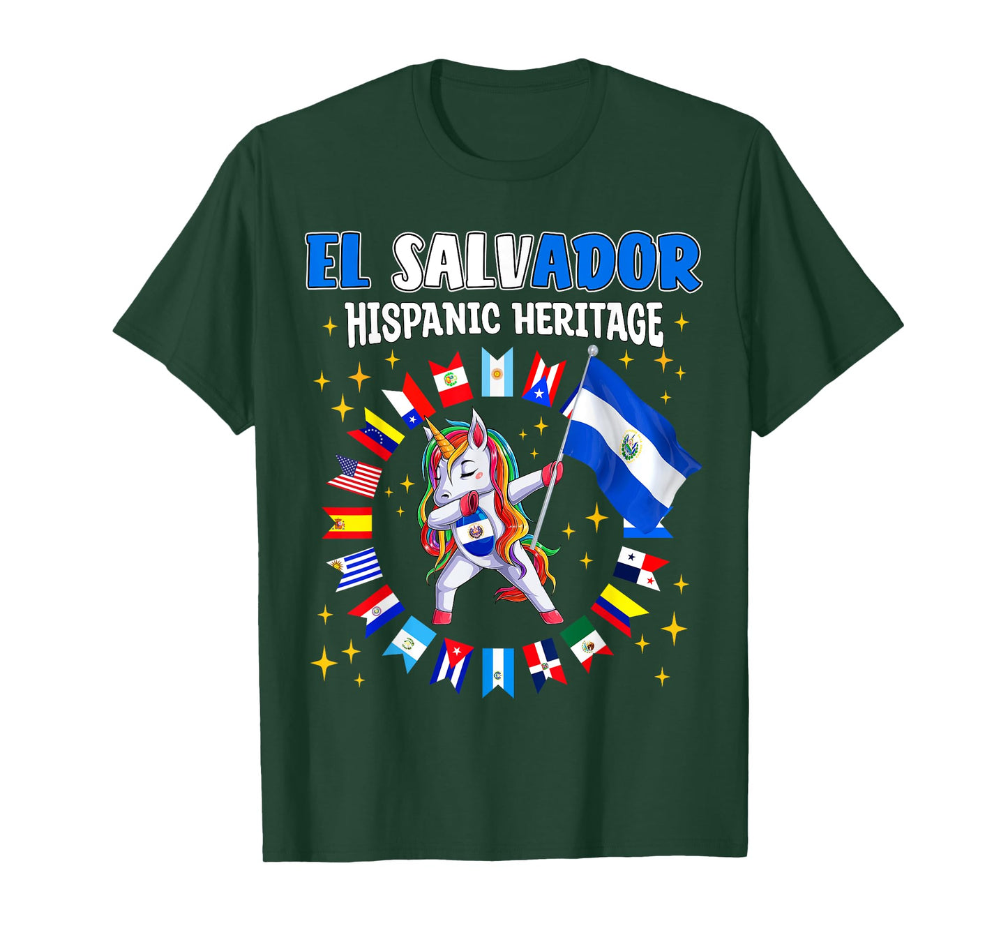 Hispanic Heritage Month El Salvador kids boys girls toddler T-Shirt