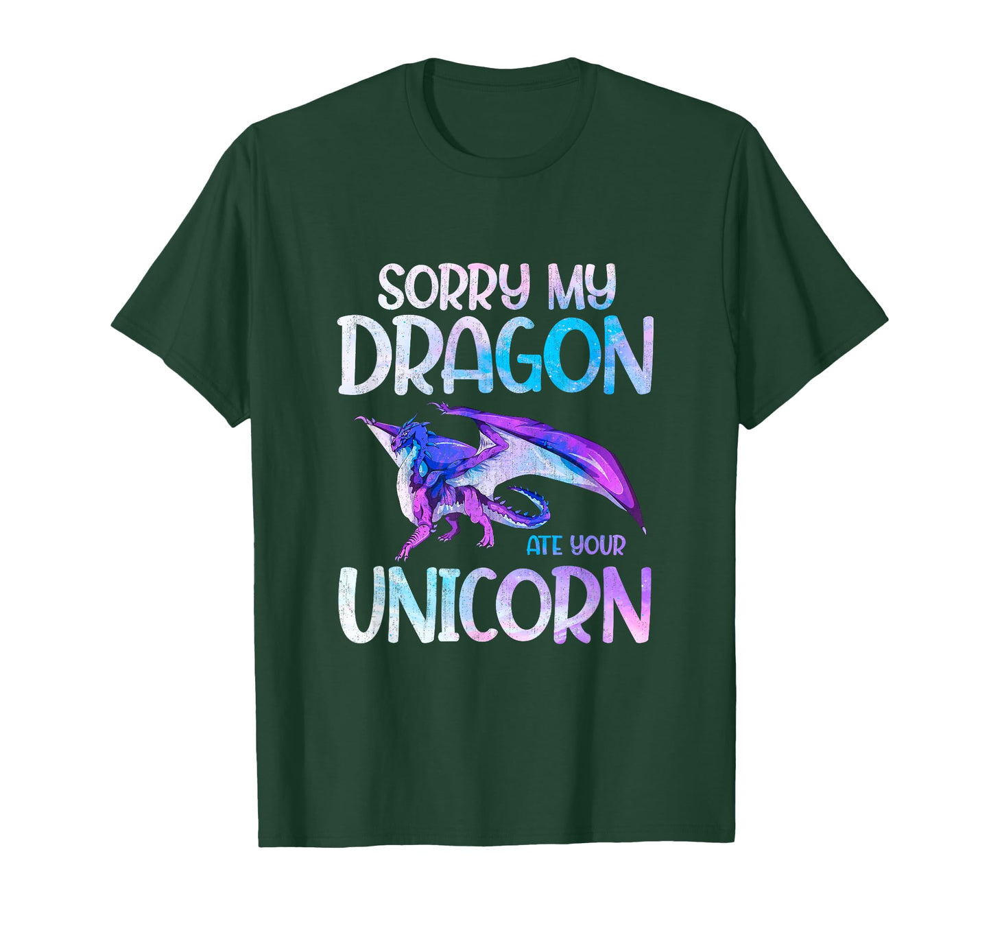 Sorry My Dragon Ate Your Unicorn Dragon T-Shirt