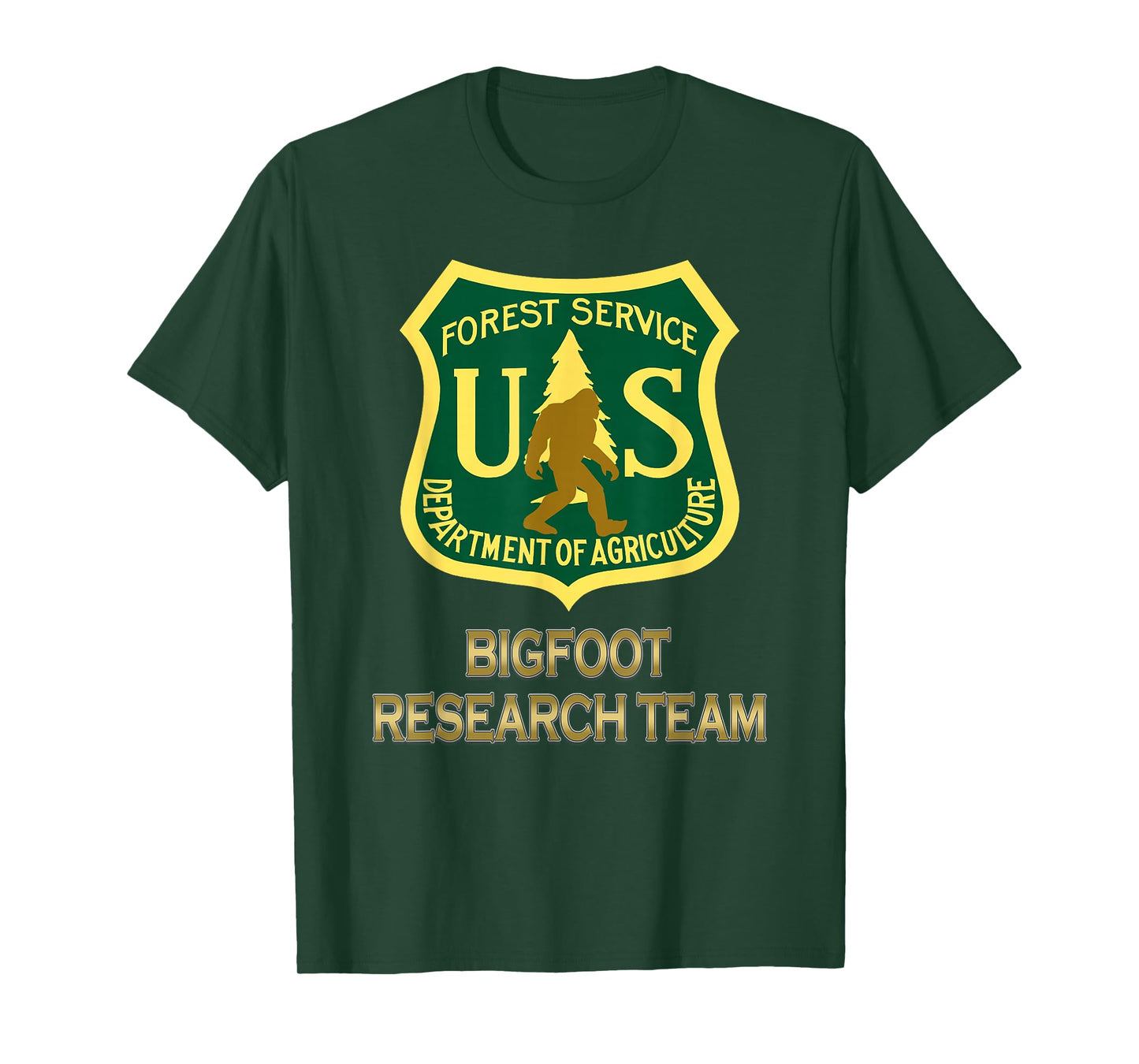 Bigfoot Research Team Funny T-Shirt T-Shirt