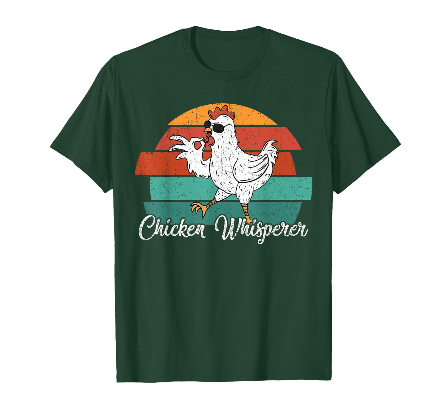 Chicken Whisperer Retro Chickens Lover Farming Farmer Gifts T-Shirt