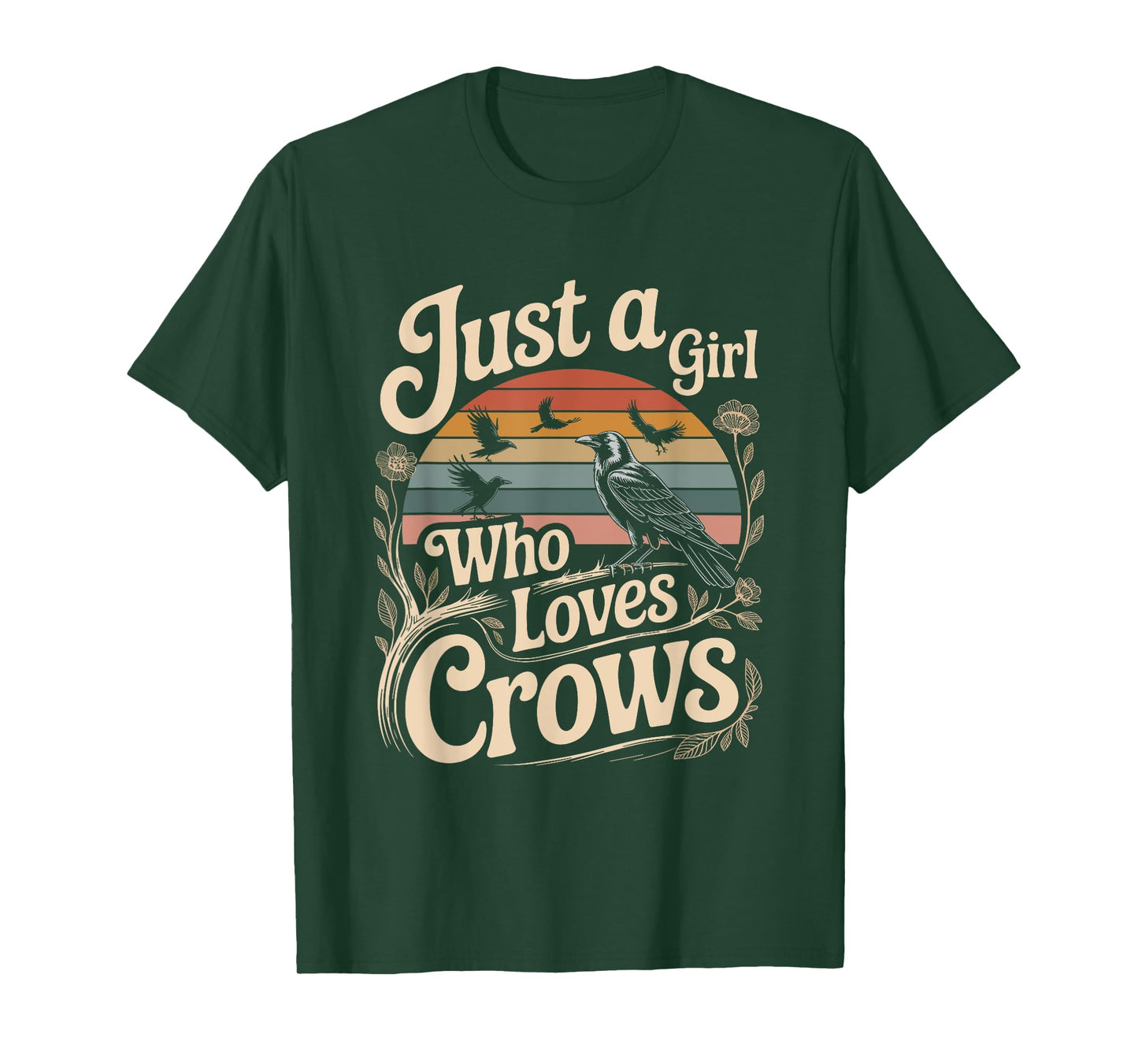 Just a girl who loves crows T-Shirt
