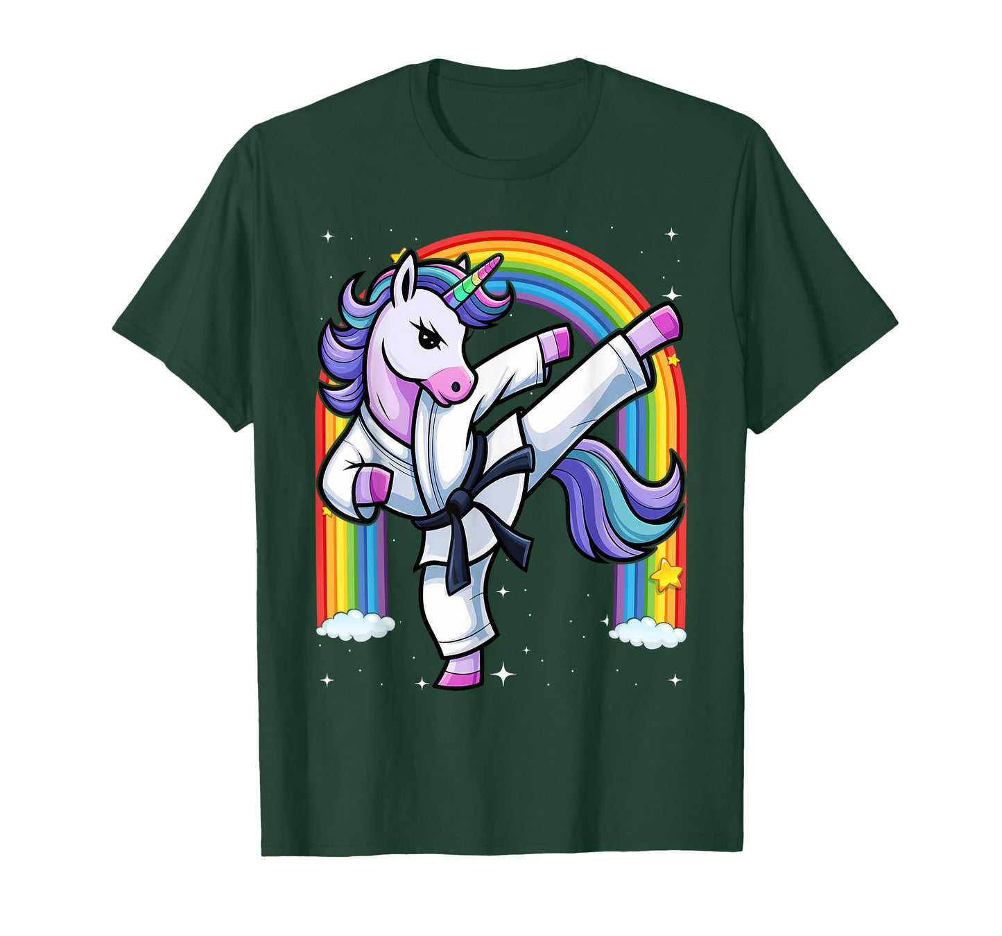 Funny Unicorn Karate Girl I Taekwondo Martial Arts T-Shirt