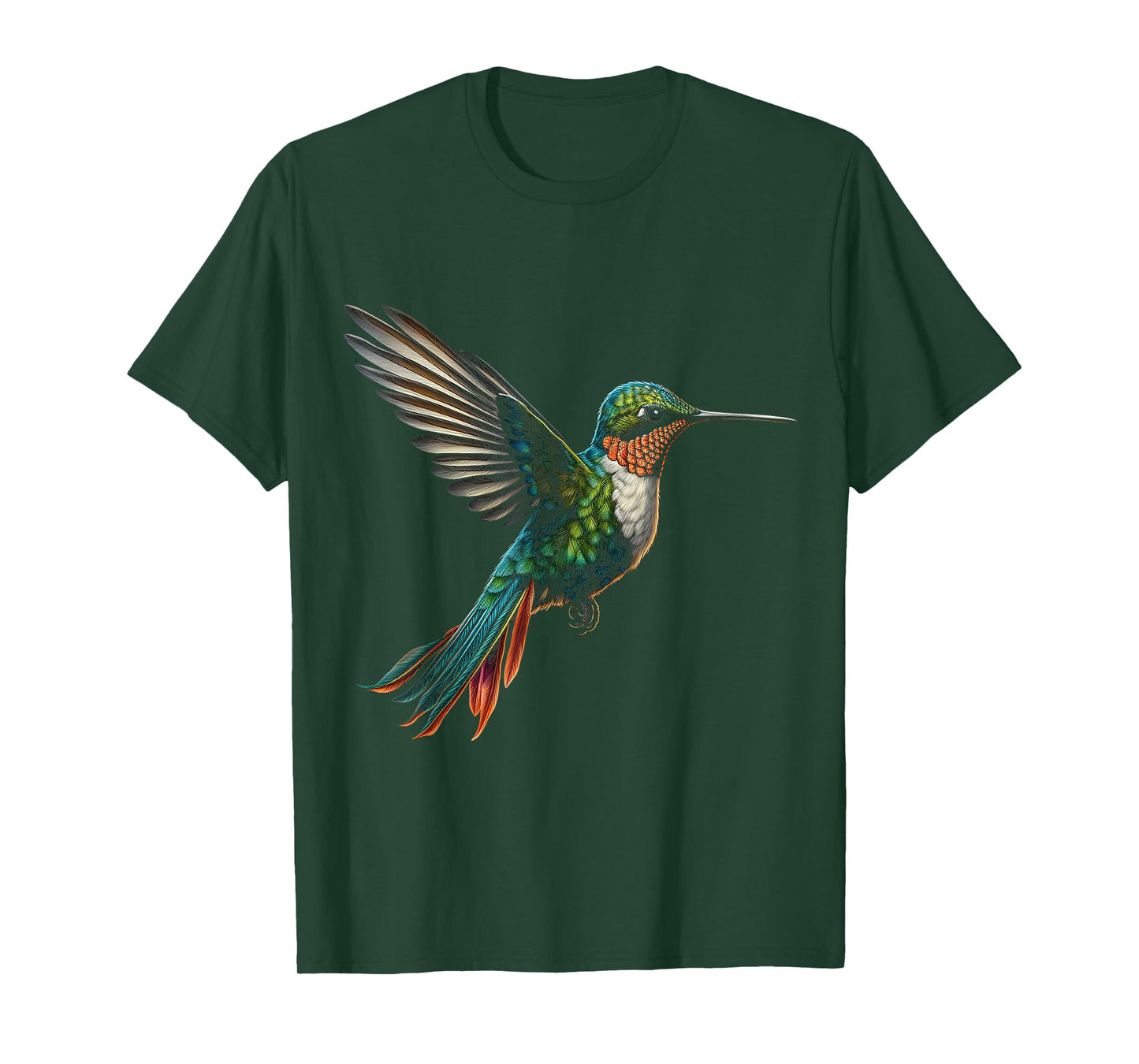Hummingbird Animal Portrait Graphic Bird Hummindgbird T-Shirt