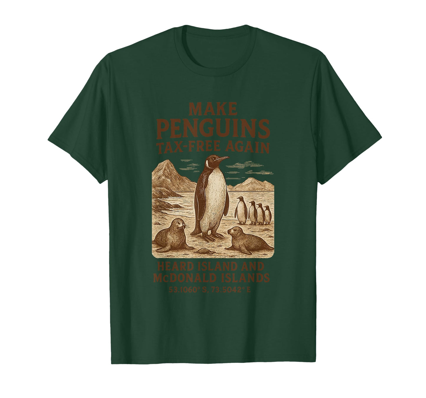 Make Penguin Tax Free Again - Resist Penguins Against Trump T-Shirt
