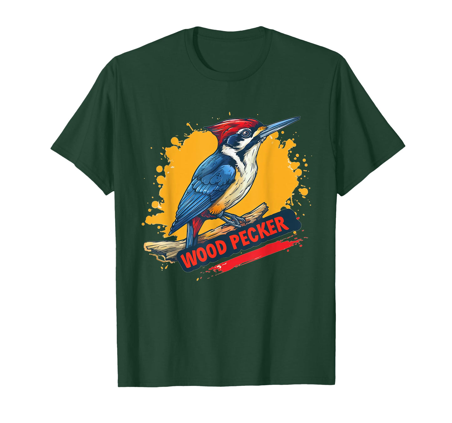 Pretty Woodpecker Bird Costume for Man and Woman T-Shirt