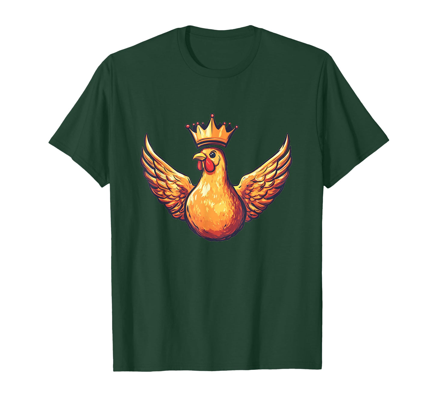 Funny Wings Costume for Chicken and King Lovers T-Shirt
