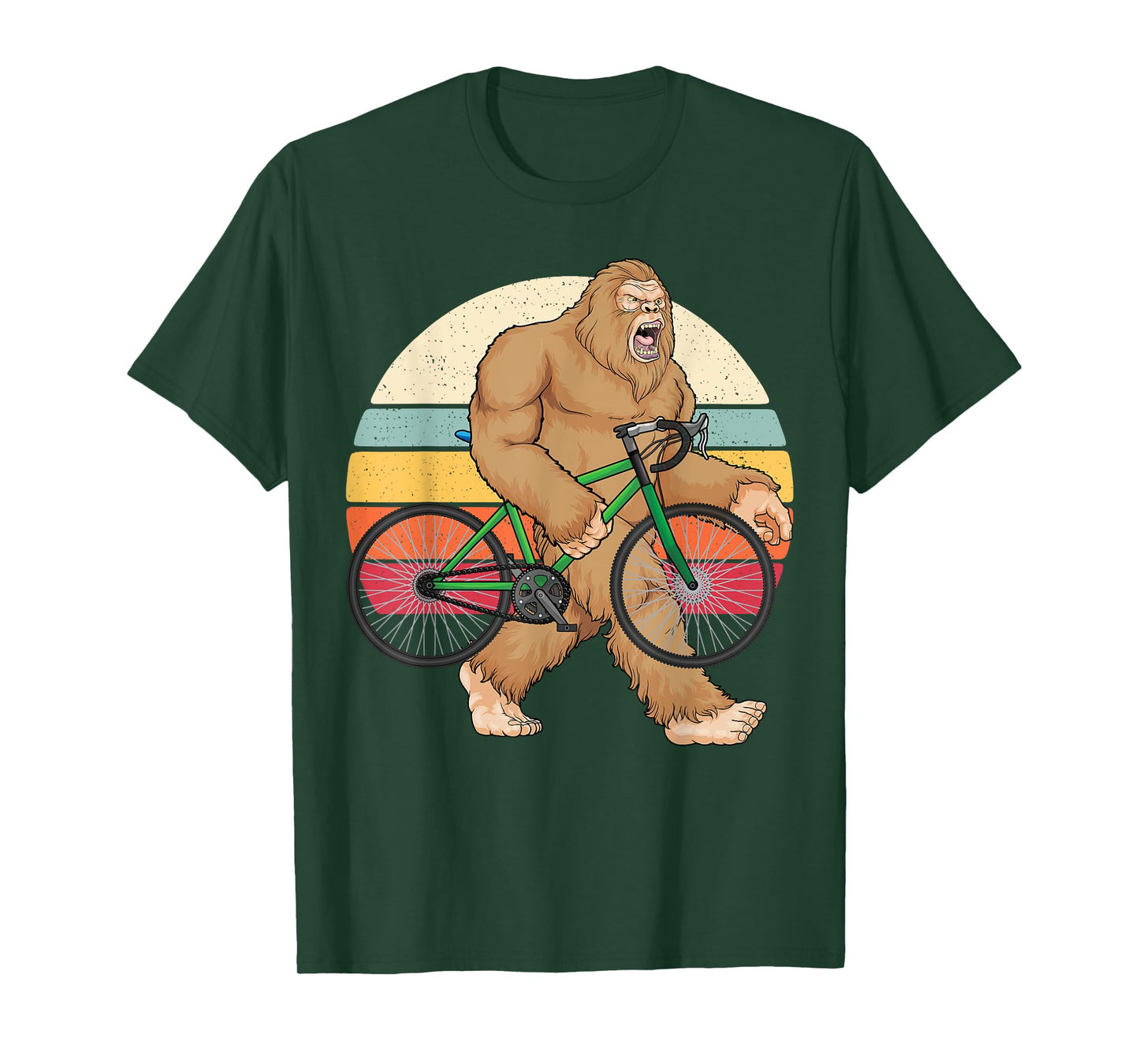 Bigfoot Bike Mountain Bike Bigfoot MTB Biking Cycling Biker T-Shirt