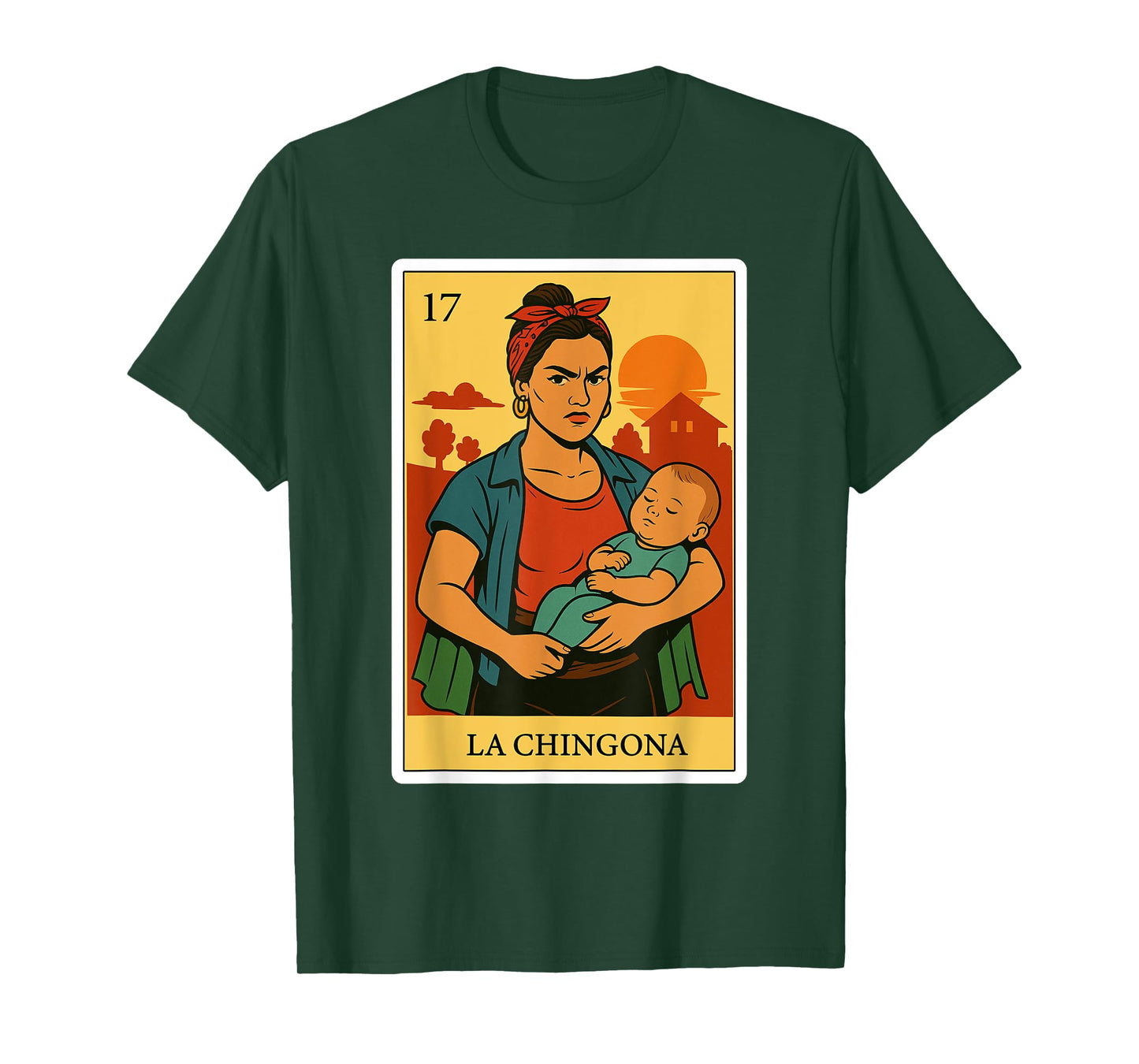 La Chingona Madre Funny Spanish-Mexican Bingo Gift for Women T-Shirt