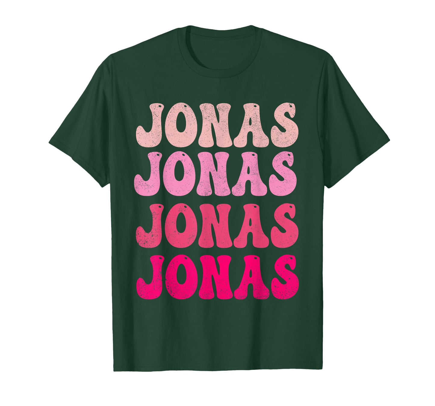 Groovy Jonas First Name Personalized I Love Jonas Tees Meme T-Shirt