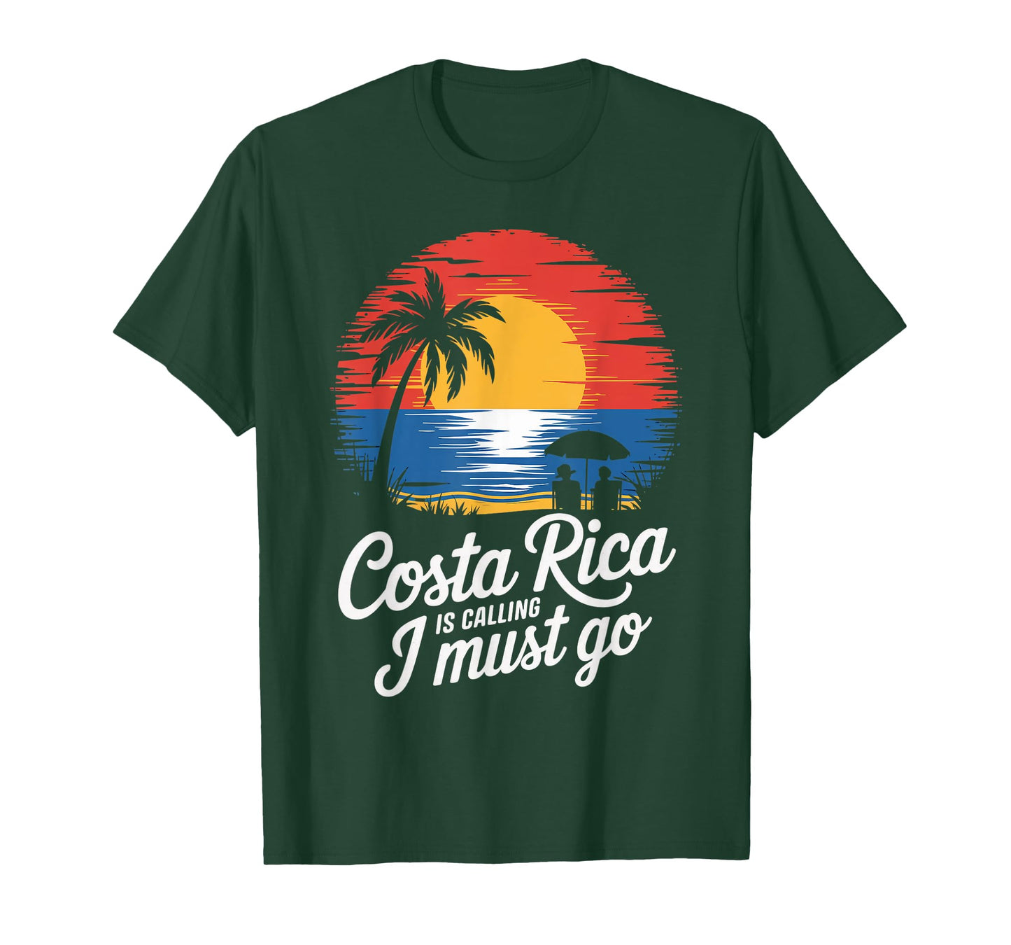 Costa Rica Is Calling Vacation Tropical Pura Vida Costa Rica T-Shirt