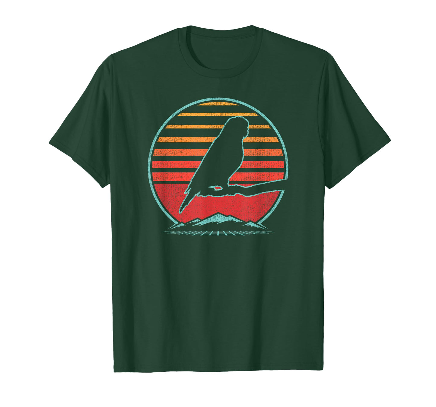 Conure Parrot Retro Vintage 80s Style Birding Gift T-Shirt