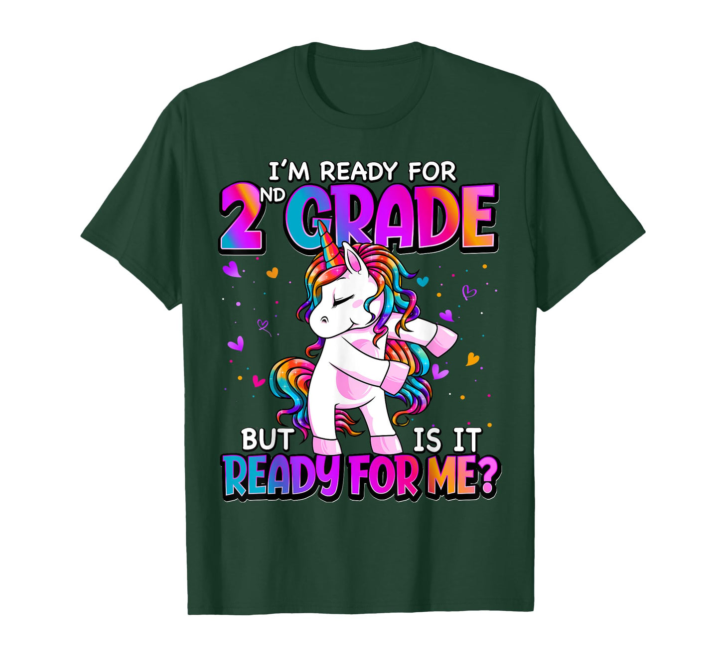 I'm Ready For 2nd Grade Shirt Back To School 2nd Grade Girls T-Shirt