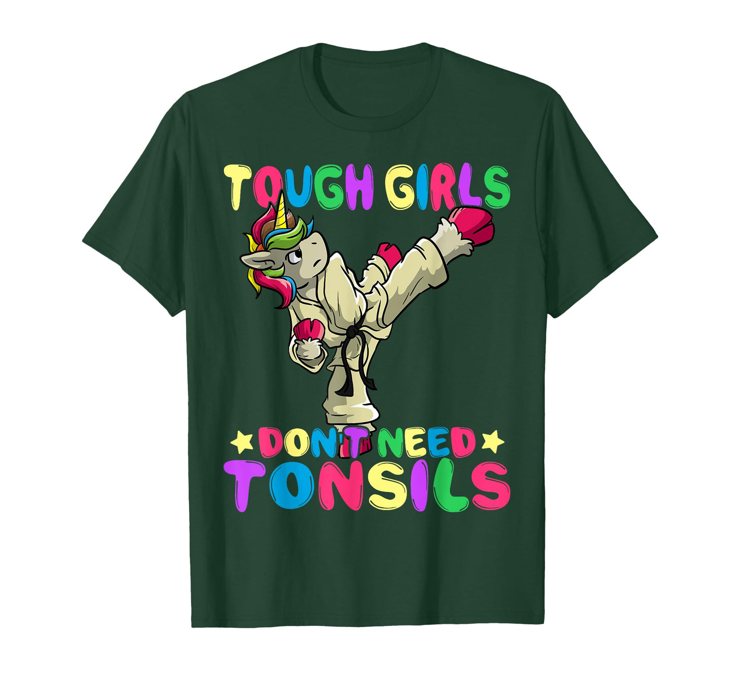 Tough Girls Don't Need Tonsils Removal Surgery Recovery gift T-Shirt