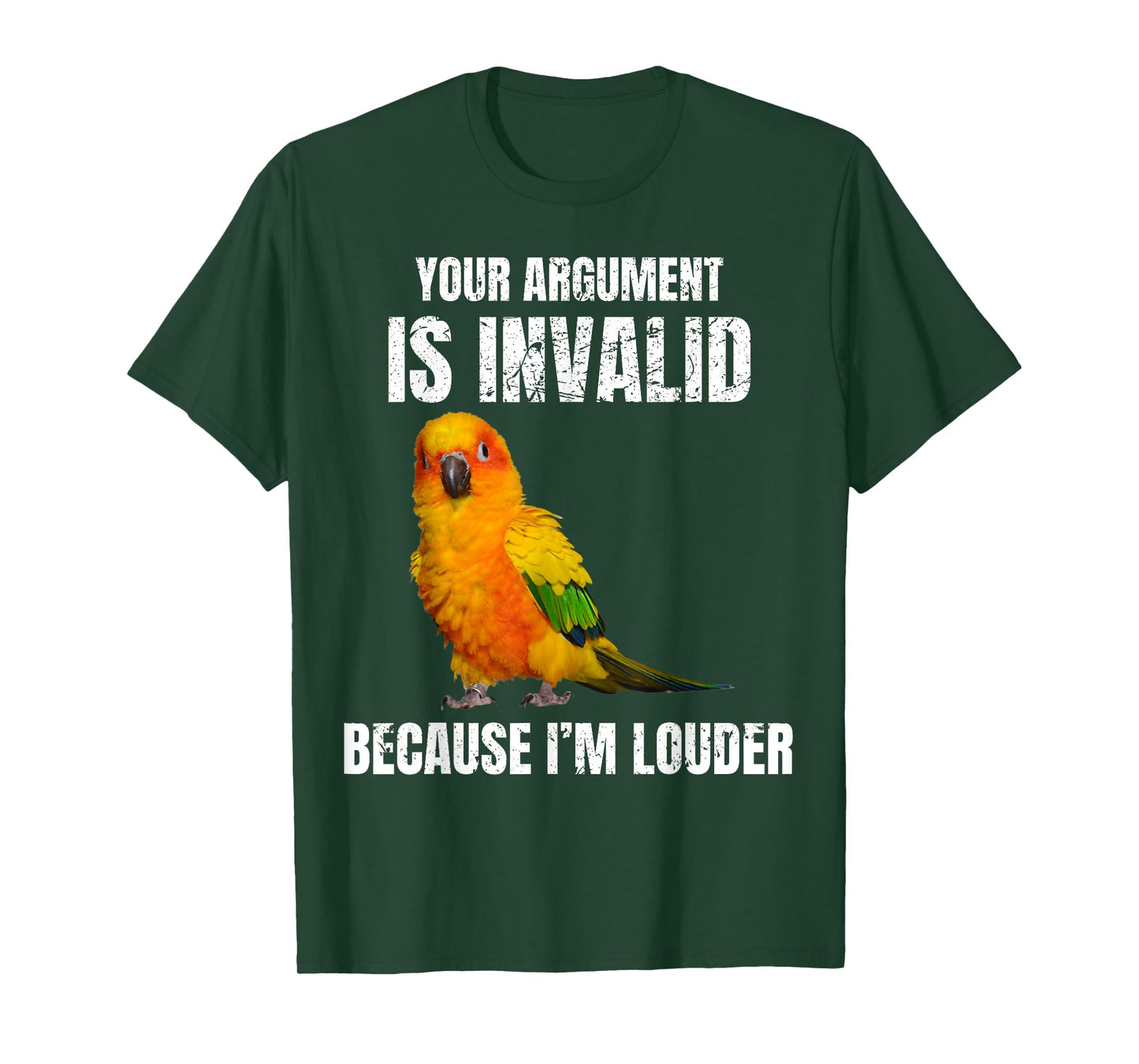 I'm Louder Sun Conure Parrot Bird funny conure lover T-Shirt