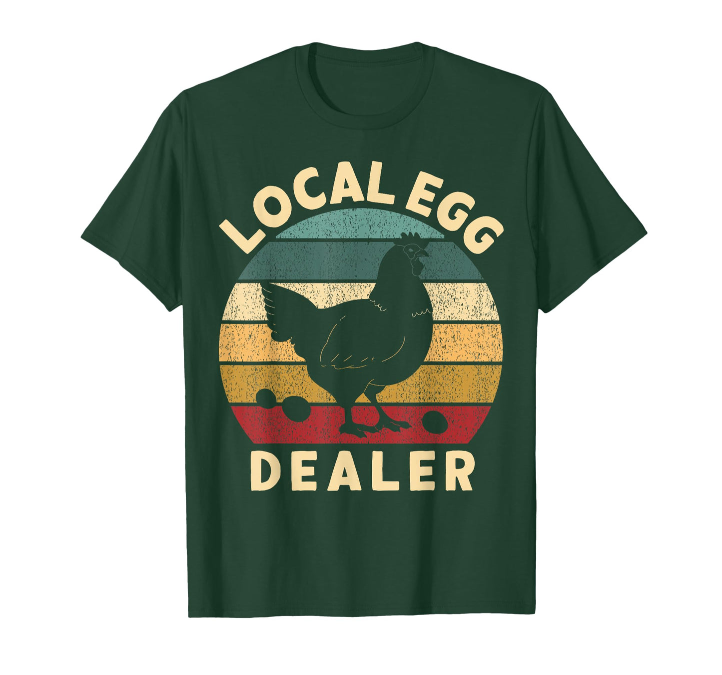 Retro Vintage Local Egg Dealer Farmer Chicken Egg Lover T-Shirt