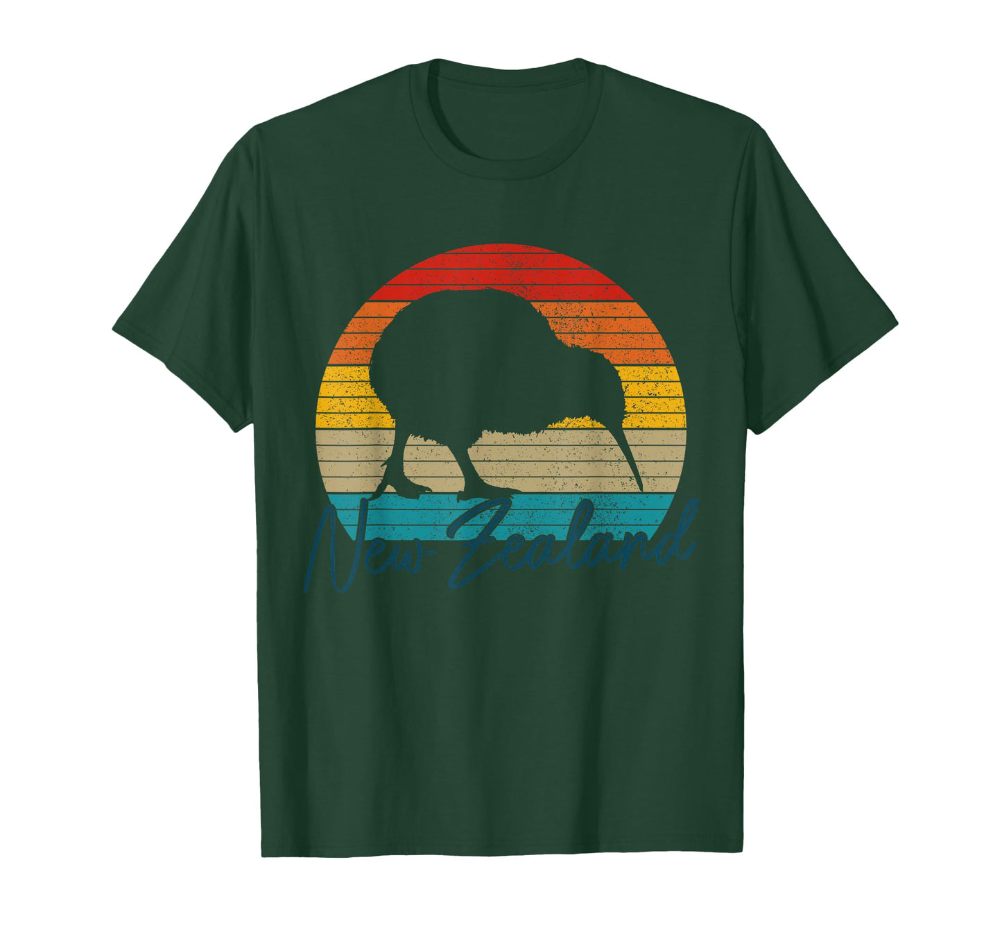 New Zealand Vintage Retro Kiwi Bird T-Shirt
