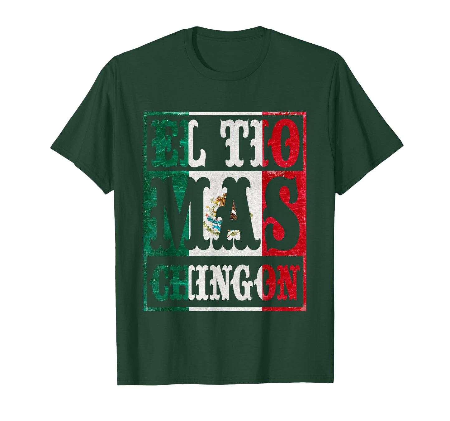 Mexican El Tio Mas Chingon Spanish Uncle Dad Father's Day T-Shirt