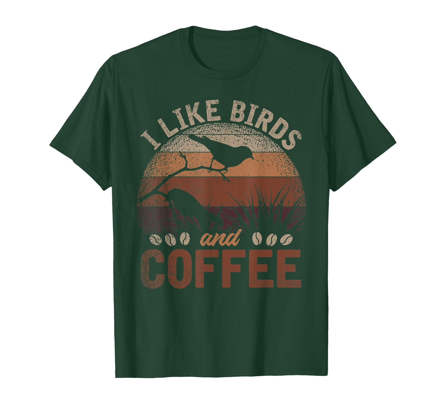 I Like Birds And Coffee T-Shirt