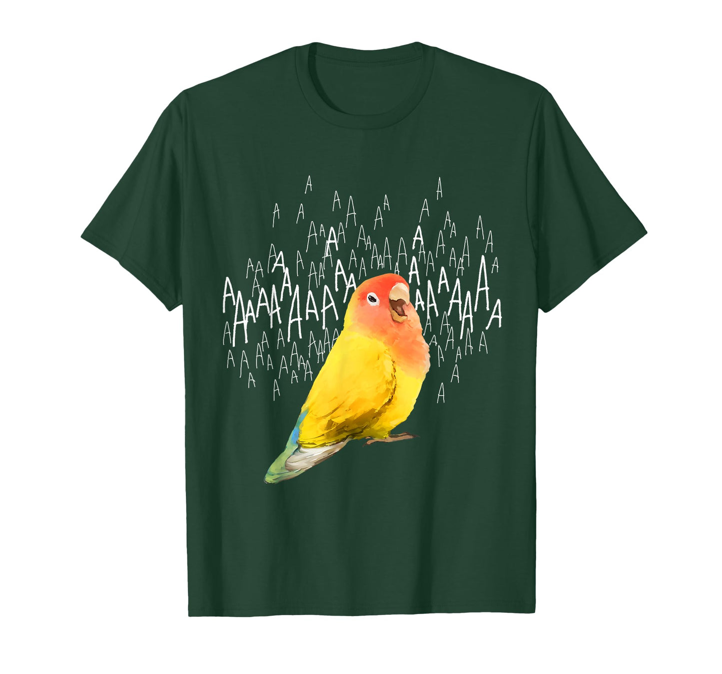 Screaming Lovebird (Yellow Peachfaced) T-Shirt