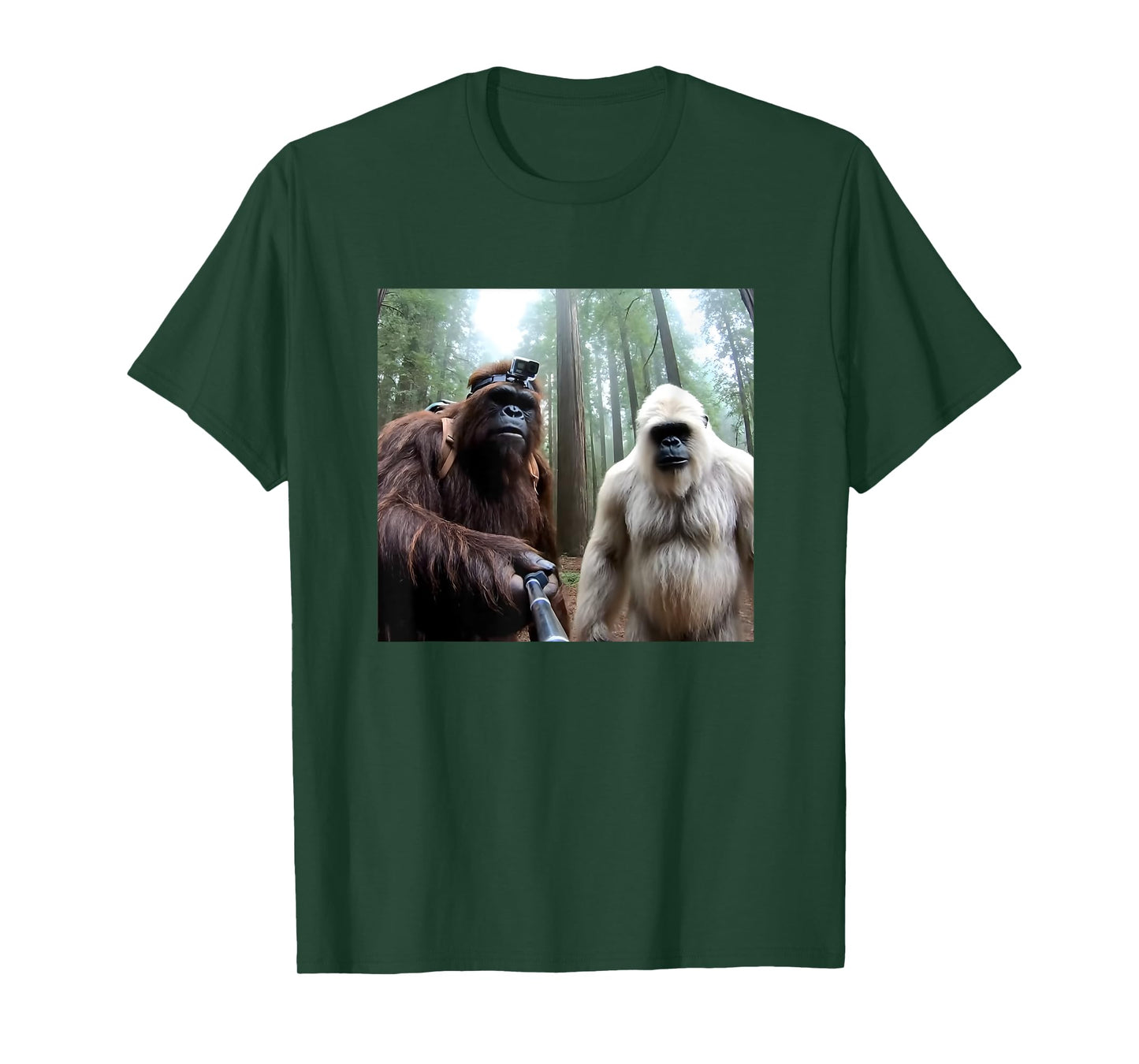 Bigfoot & Yeti Funny Sasquatch Bigfoot Vlogs for Hikers T-Shirt