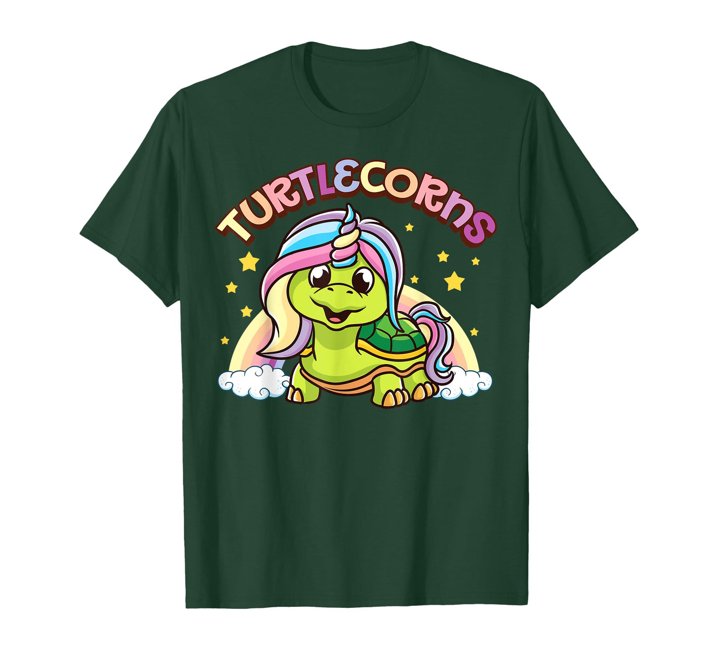 Turtlecorns Turtle Unicorn Cute, Adorable and Funny Design T-Shirt