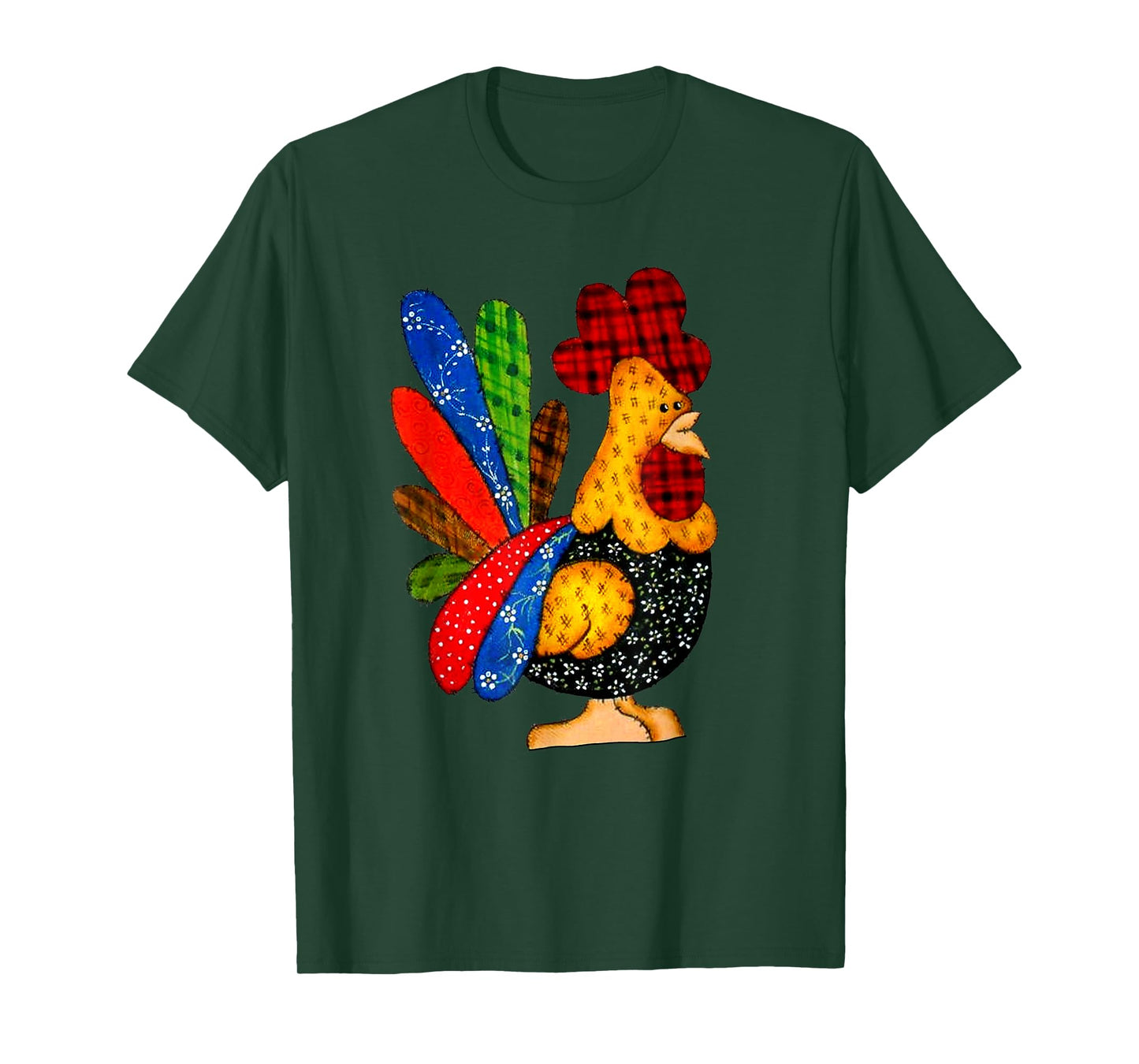 Quilting Chicken Funny Sewing Machine T-Shirt